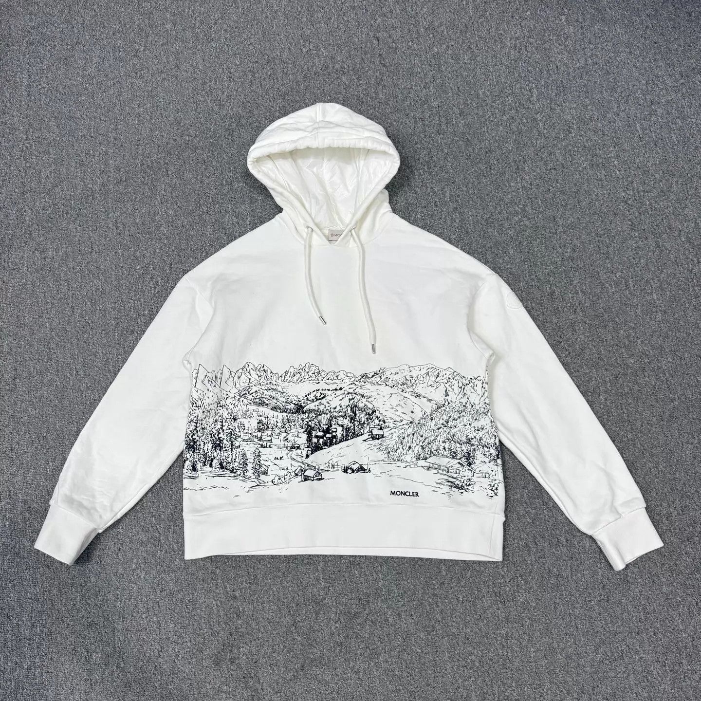 Moncler Moncler White Hoodie XS 99 New Size US XS / EU 42 / 0 - 1 Thumbnail
