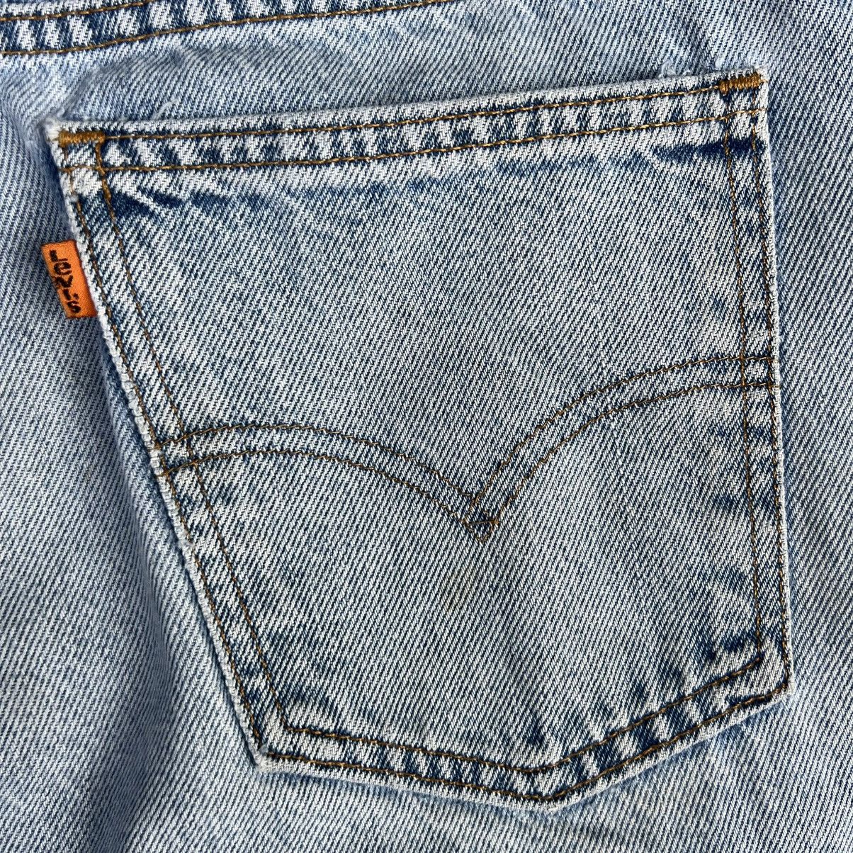 Levi's × Vintage Vintage Levis 550 Orange Tab Short Jeans Size US 36 / EU 52 - 6 Thumbnail