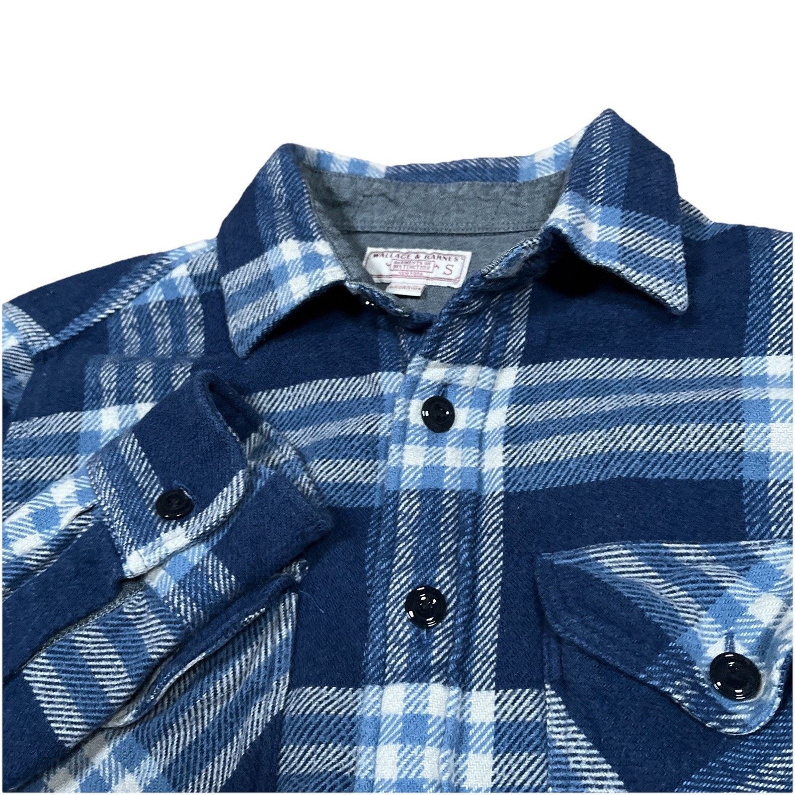 J.Crew JCrew Wallace & Barnes Heavyweight Flannel Plaid Shirt K2519 Size US S / EU 44-46 / 1 - 1 Thumbnail