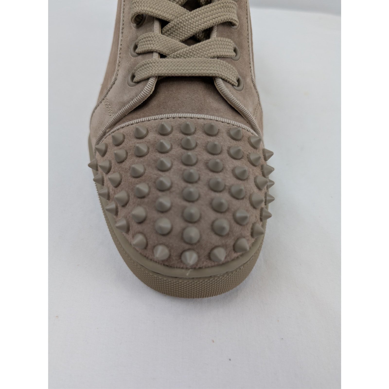 Christian Louboutin o1rshd1 Louis Junior Spikes Orlato Sneakers in Brown Size US 10 / EU 43 - 16 Thumbnail