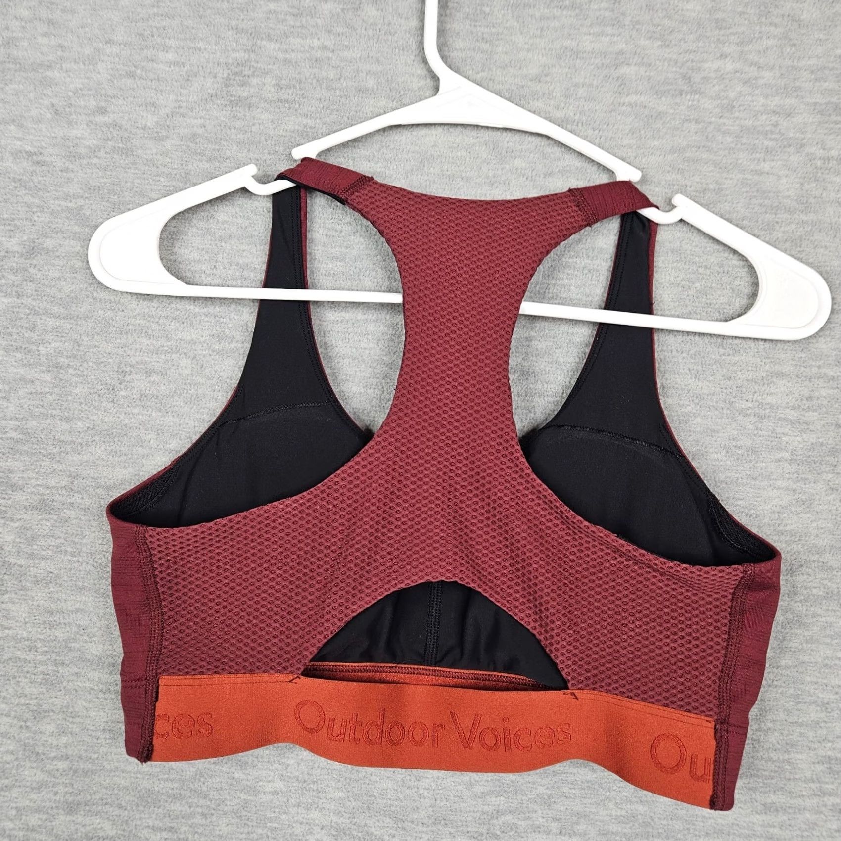 Outdoor Voices Outdoor Voices Women's S Maroon Stripes Sports bra Top Size S / US 4 / IT 40 - 2 Thumbnail