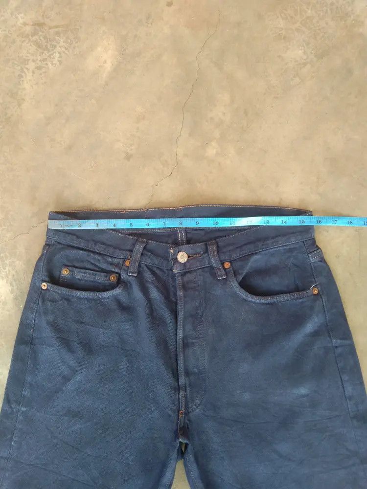 Levi's × Vintage 90s Vintage Levis 501 Made In USA Straight Leg Jeans 31x34 Size US 31 - 7 Thumbnail