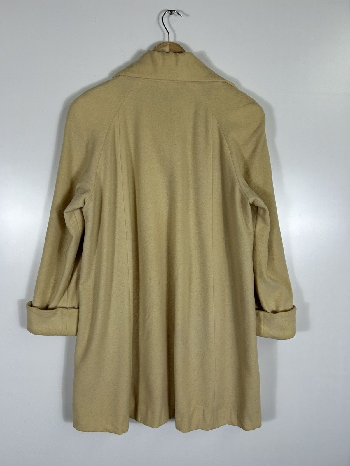 Designer × Norma Kamali × Vintage 🔥Norma Kamali Button Waterfall Collar Coat Jacket Size M / US 6-8 / IT 42-44 - 12 Thumbnail