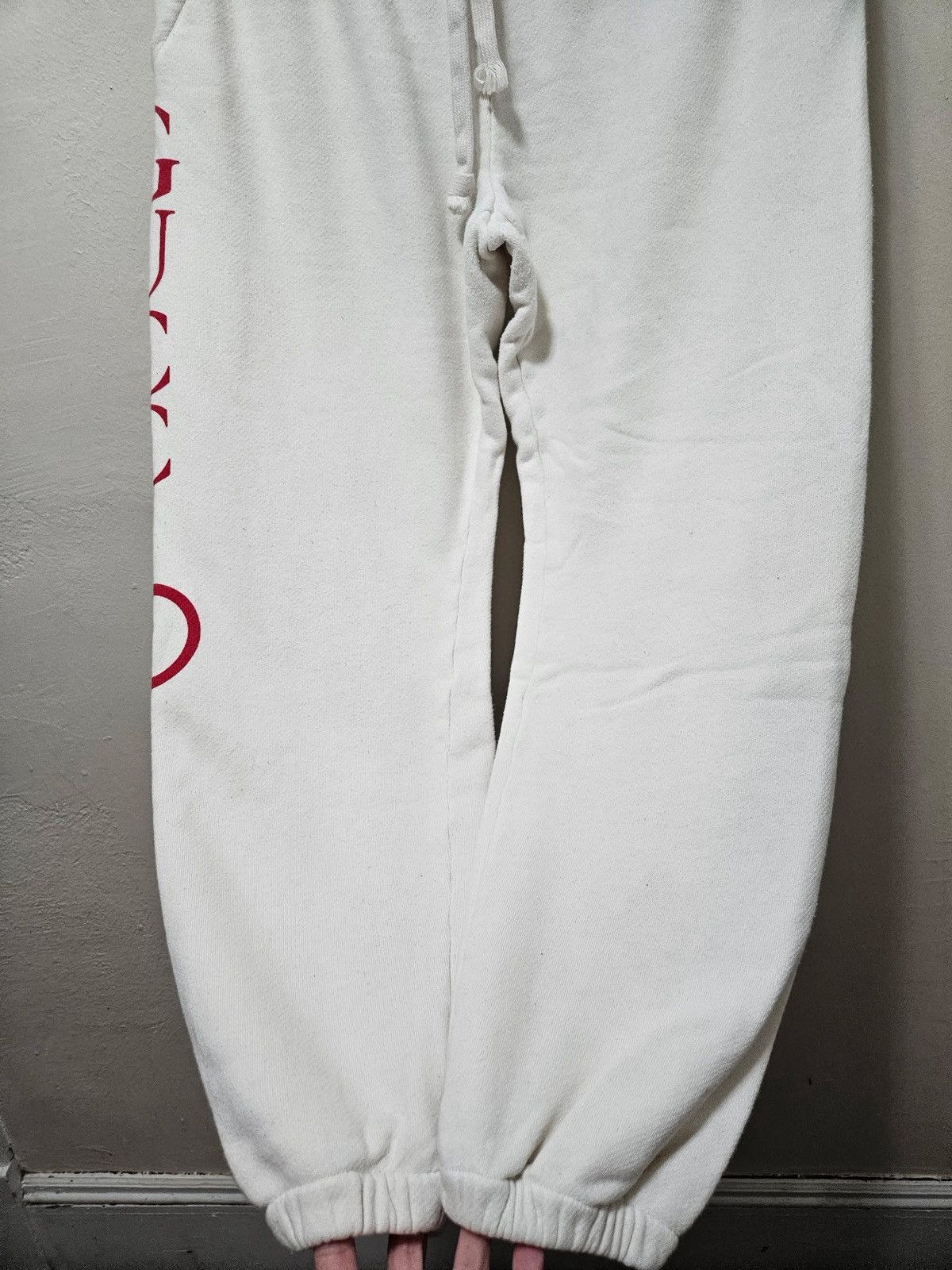 Gucci Red GG Side Logo White Joggers Size US 34 / EU 50 - 5 Thumbnail