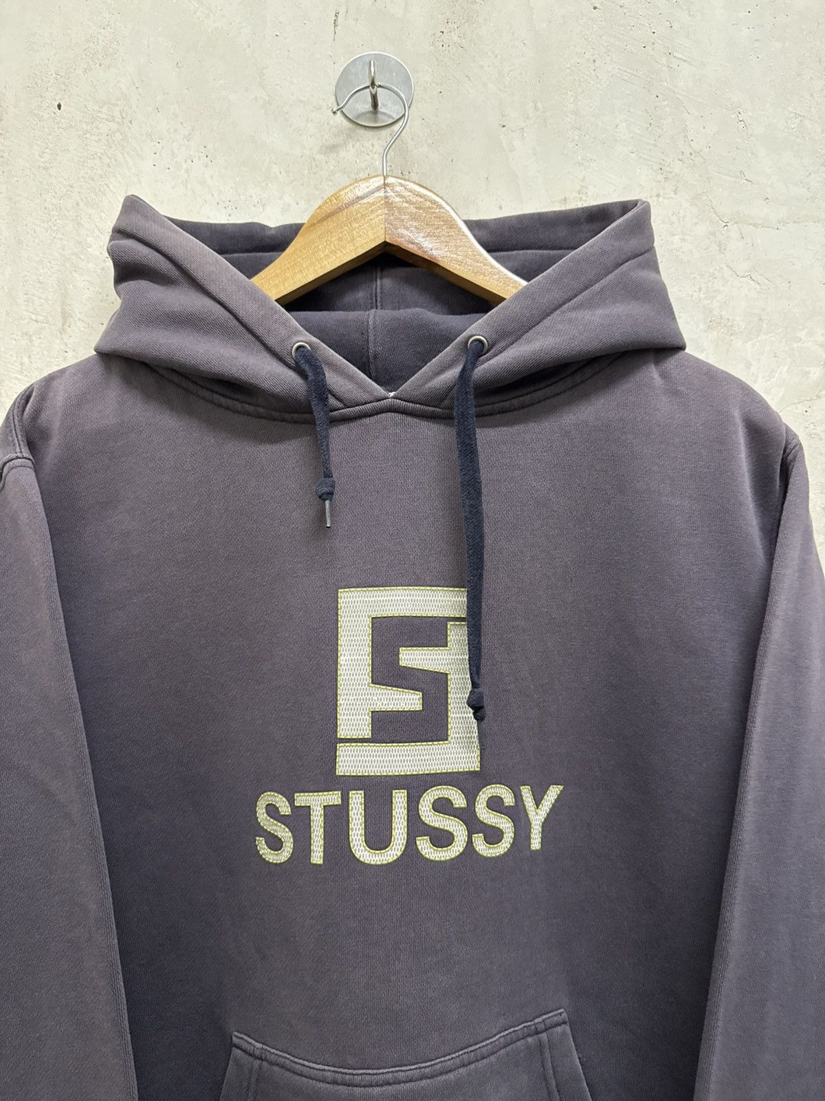 Stussy Early 2000s Distressed Stussy Rip Off Fendi Sun Faded Hoodie Size US M / EU 48-50 / 2 - 2 Thumbnail