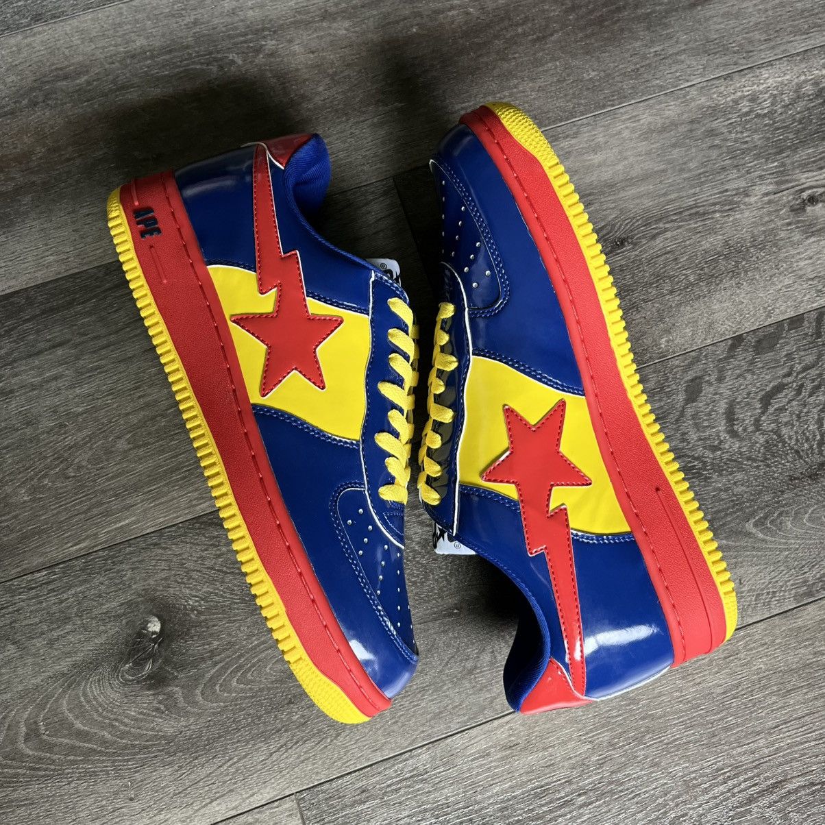 Bape × DC Comics RARE OG 2007 A BATHING APE BAPE DC COMICS SUPERMAN BAPESTAS Size US 12 / EU 45 - 3 Thumbnail