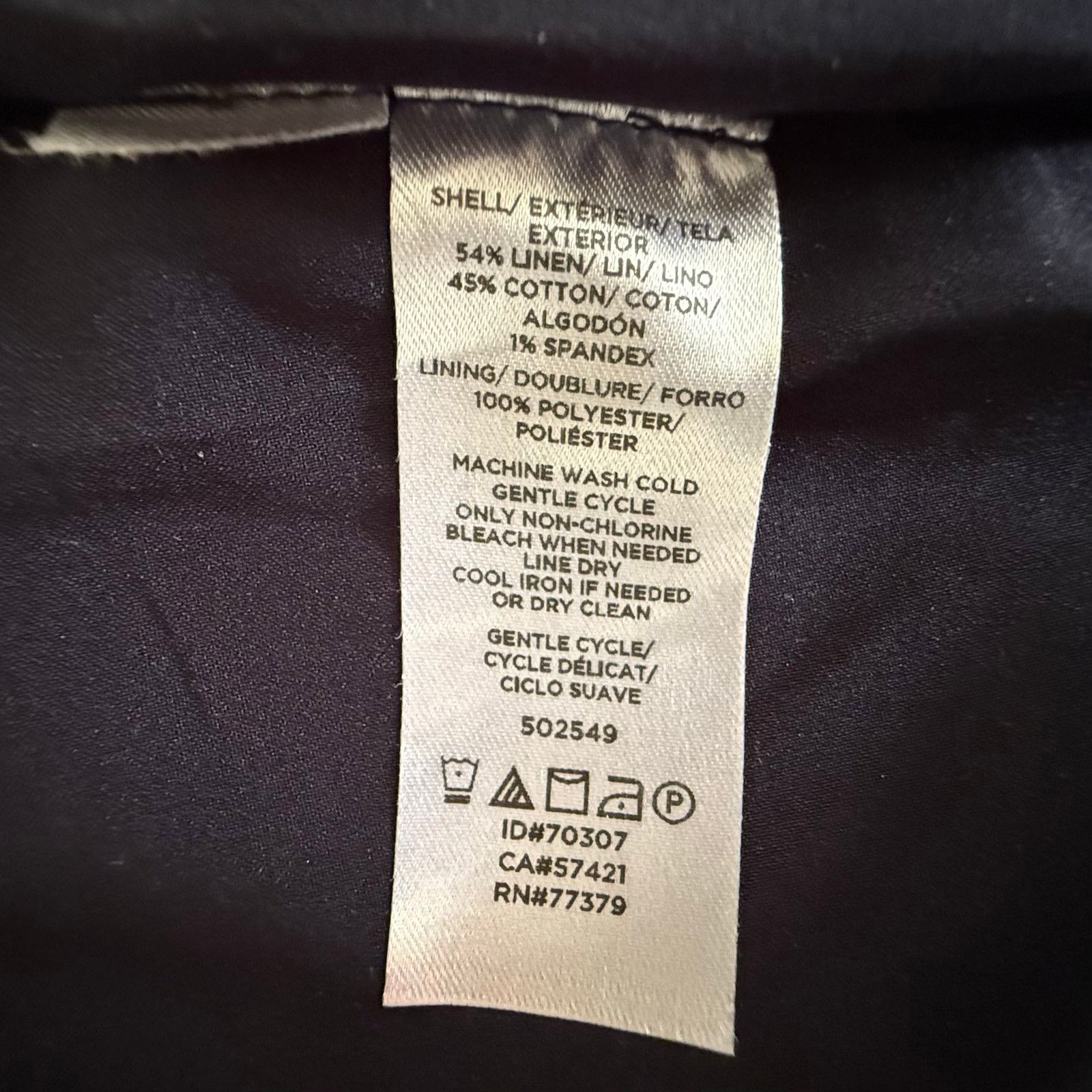 Ann Taylor Ann Taylor 8 Denim colored linen/cotton blend pencil skirt Size 30" / US 8 / IT 44 - 6 Thumbnail