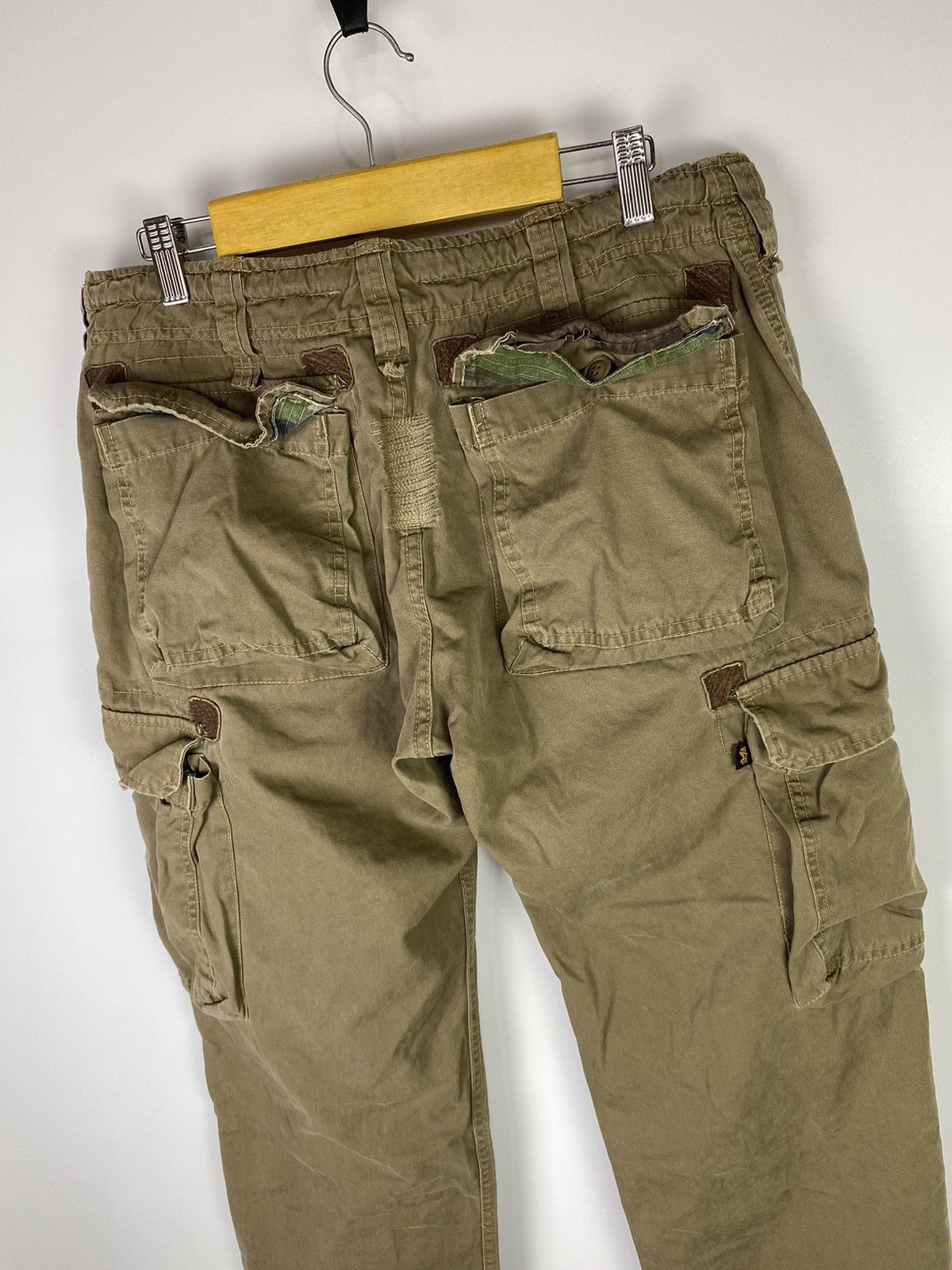 Alpha Industries Alpha industries cargo adjustable patchwork pant Size US 33 - 10 Thumbnail