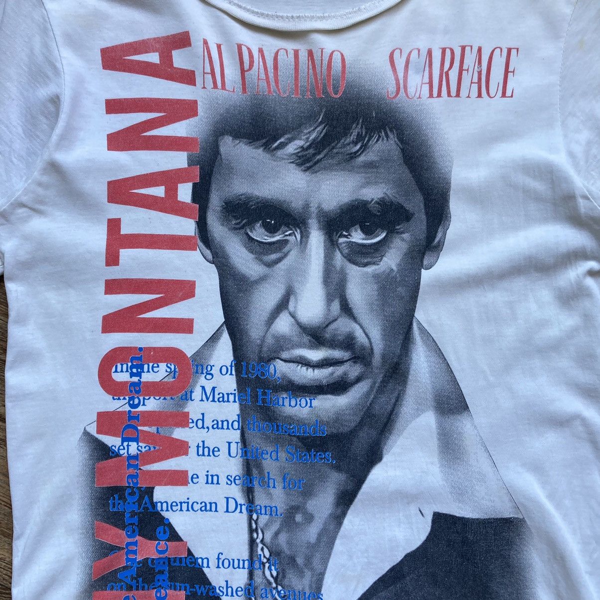 Vintage Vintage Y2K Tony Montana Scarface T-Shirt Dior Home Style Size US S / EU 44-46 / 1 - 2 Thumbnail