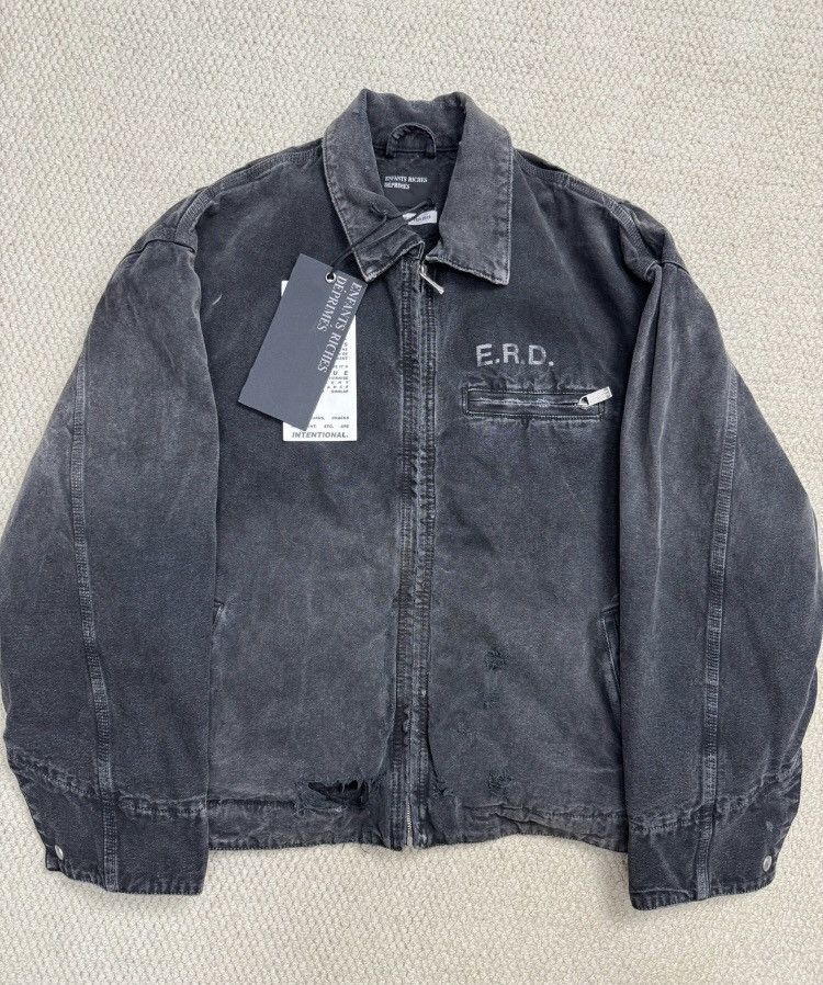 Enfants Riches Deprimes Enfants Rich Carhart made old water-washed tooling jackets Size US XL / EU 56 / 4 - 1 Thumbnail