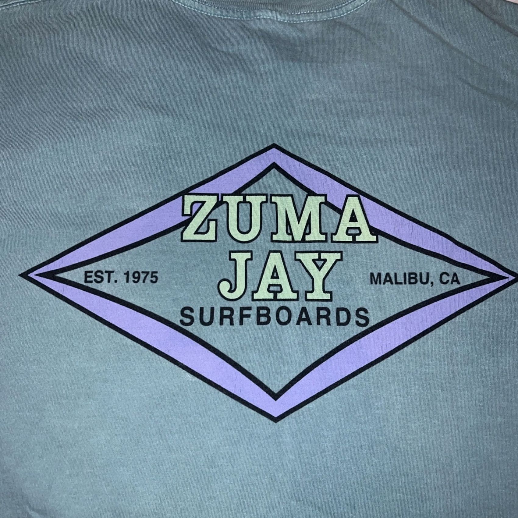 Logo 7 Zuma Jay Surfboards Malibu Vintage Shirt Small Green Size US S / EU 44-46 / 1 - 6 Thumbnail