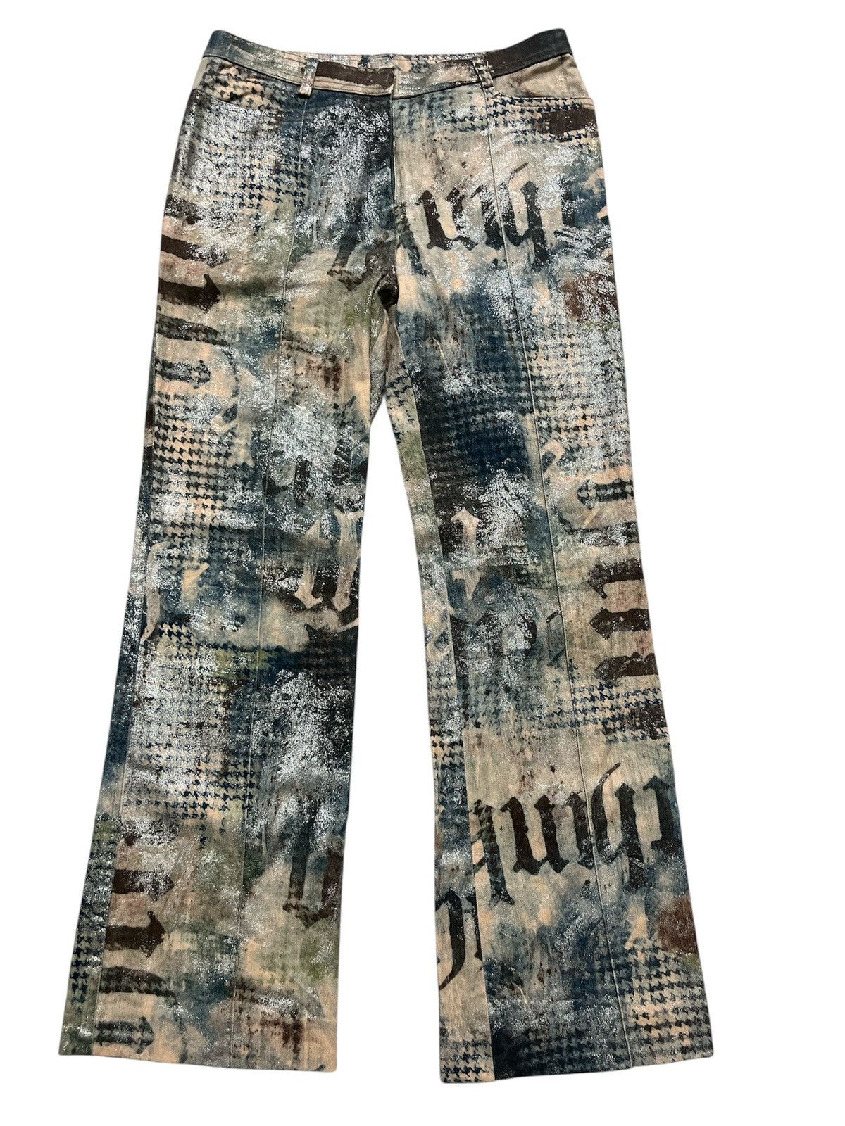 If Six Was Nine × Japanese Brand Fullprint Maggy Inspire John Galiano and JPG Design Pant Size US 30 / EU 46 - 1 Thumbnail