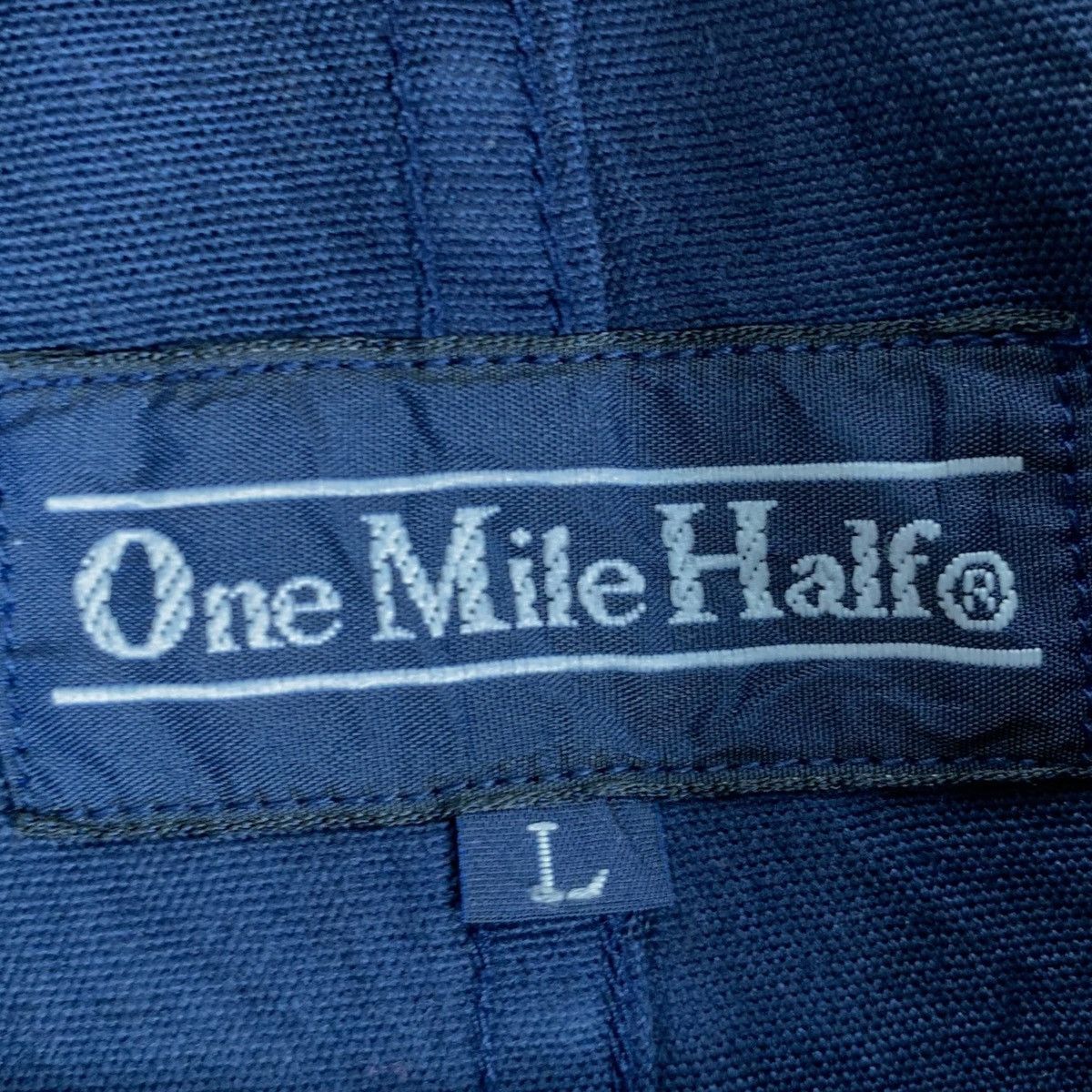 Indigo × Japanese Brand ONE MILF HALF Japanese Brand Indigo Denim Jeans Blazer Coat Size US L / EU 52-54 / 3 - 6 Thumbnail