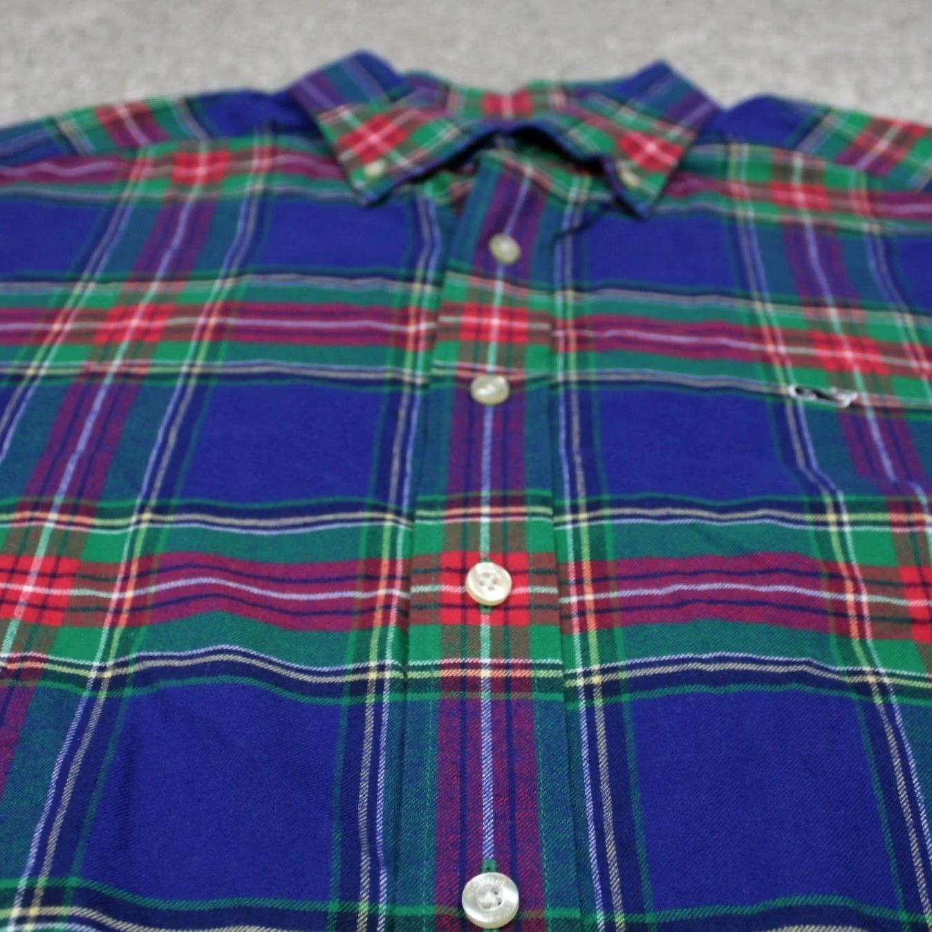 Vineyard Vines Vineyard Vines Whale Shirt Mens Large Blue/Red/Green Cotton Long Sleeve Button Shirt Size US L / EU 52-54 / 3 - 4 Thumbnail