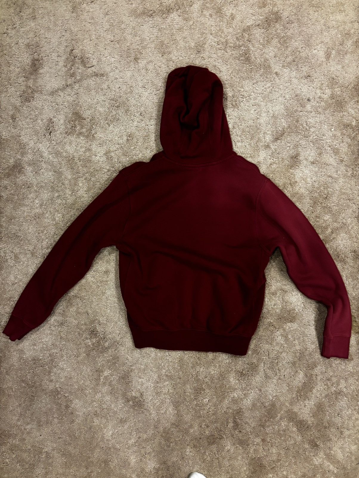 Nike Burgundy nike hoodie Size US S / EU 44-46 / 1 - 2 Thumbnail