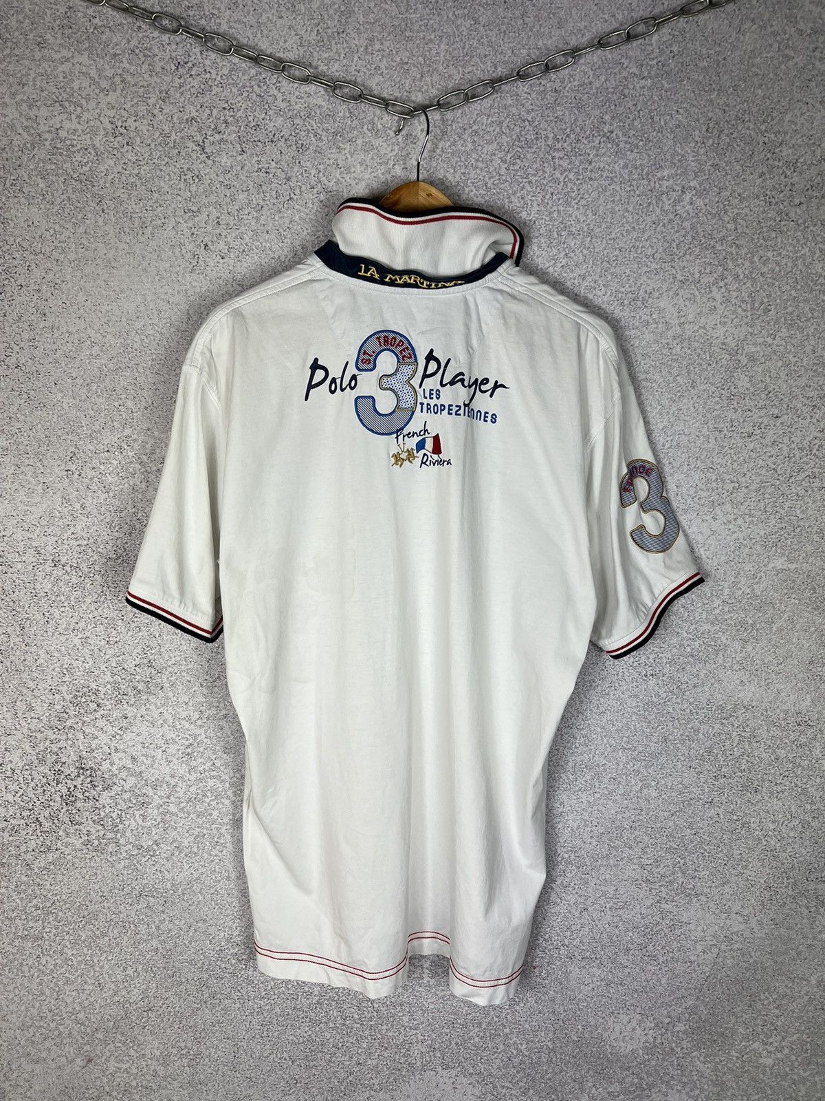 La Martina Vintage La Martina Buenos Airos France Polo Shirt Size US XXL / EU 58 / 5 - 4 Thumbnail