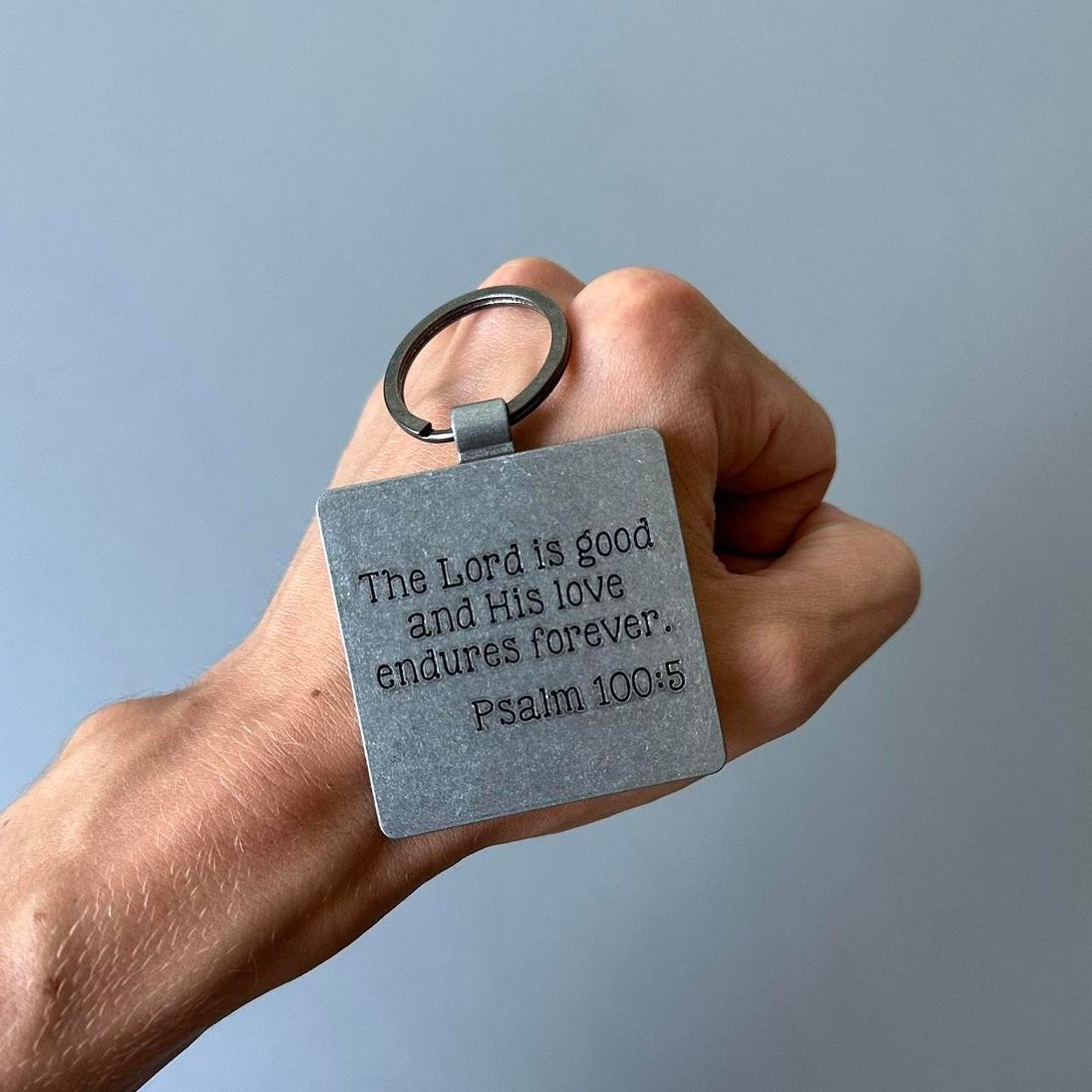 Vintage Vintage 00s Y2K Thick Square Hope Jesus God Lord Key Chain Size ONE SIZE - 2 Thumbnail