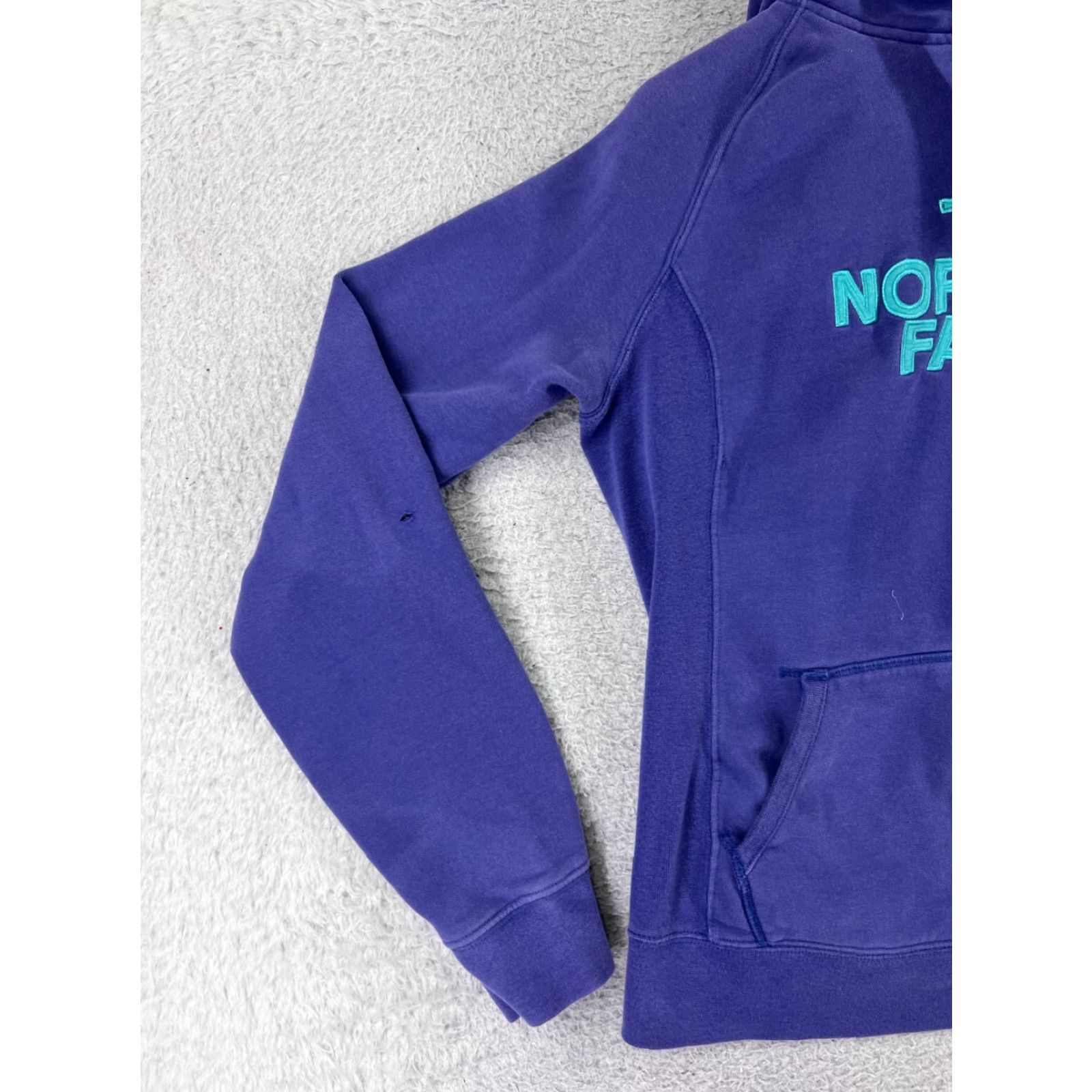 The North Face The North Face Womens Medium Purple Hoodie Kangaroo Pocket Cotton Jersey Sweater Size M / US 6-8 / IT 42-44 - 6 Thumbnail