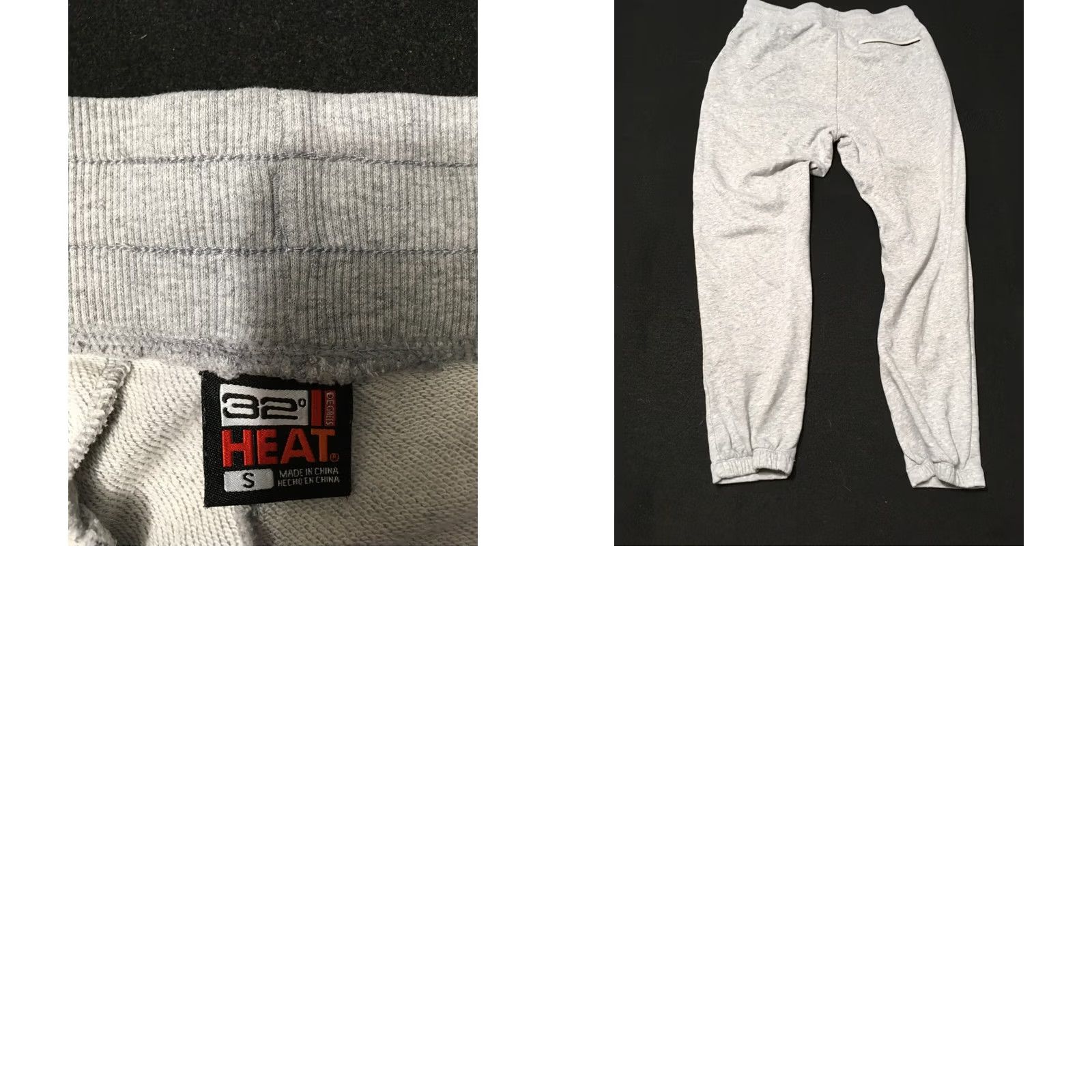 Vintage 32 Degrees HEAT Women Sweat Pants Heather Grey Pull On French Terry Small Regular Size Slim Pockets Casual Mens Womens Girls Boys Size 28" / US 6 / IT 42 - 8 Thumbnail