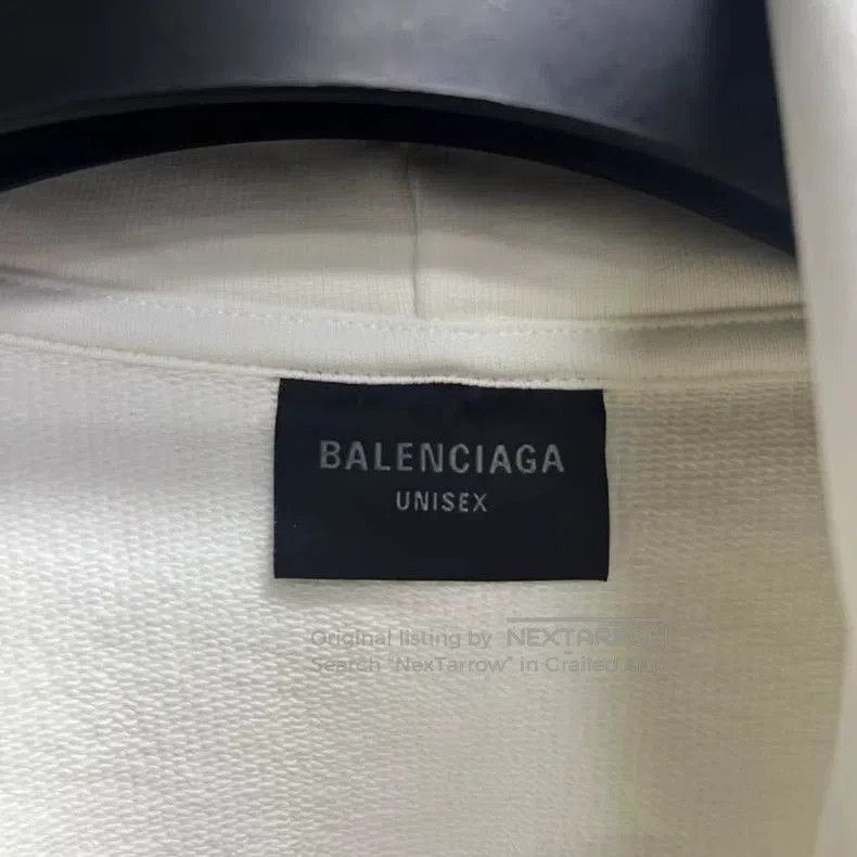 Balenciaga Balenciaga White Logo Zip Hoodie. Size US S / EU 44-46 / 1 - 4 Thumbnail