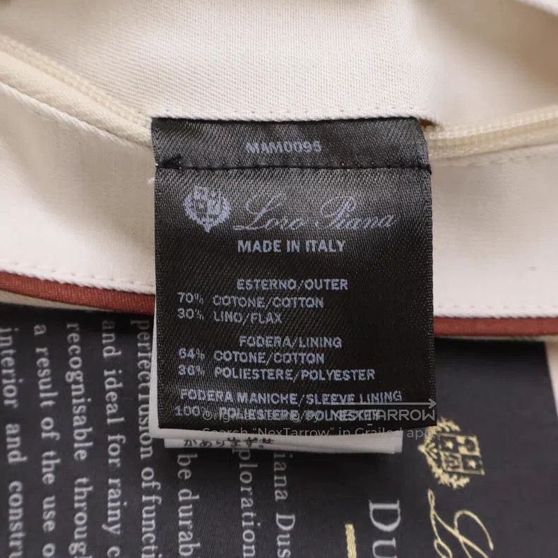 Loro Piana Loro Piana Linen Cotton Jacket Size M / US 6-8 / IT 42-44 - 4 Thumbnail