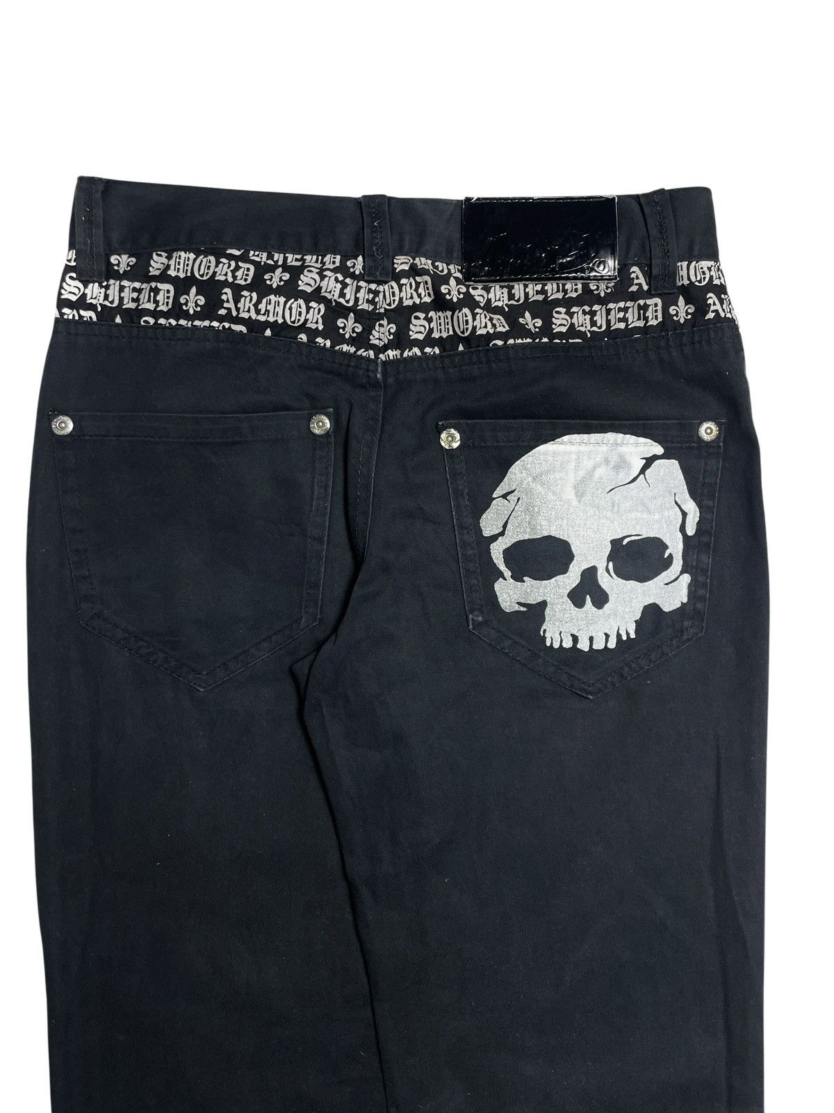 If Six Was Nine 2000’s Nothing Changes Unless I Act - Gothic Pants Size US 29 - 7 Thumbnail