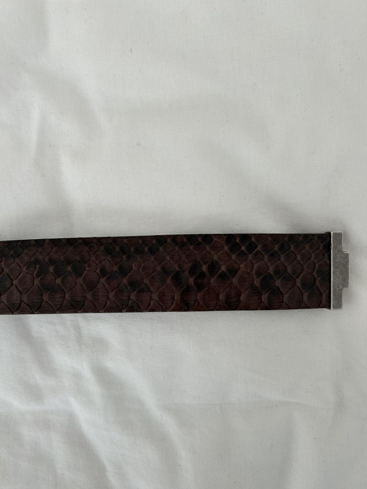 Haider Ackermann Haider Ackermann Python Leather Belt Size 44 - 3 Thumbnail