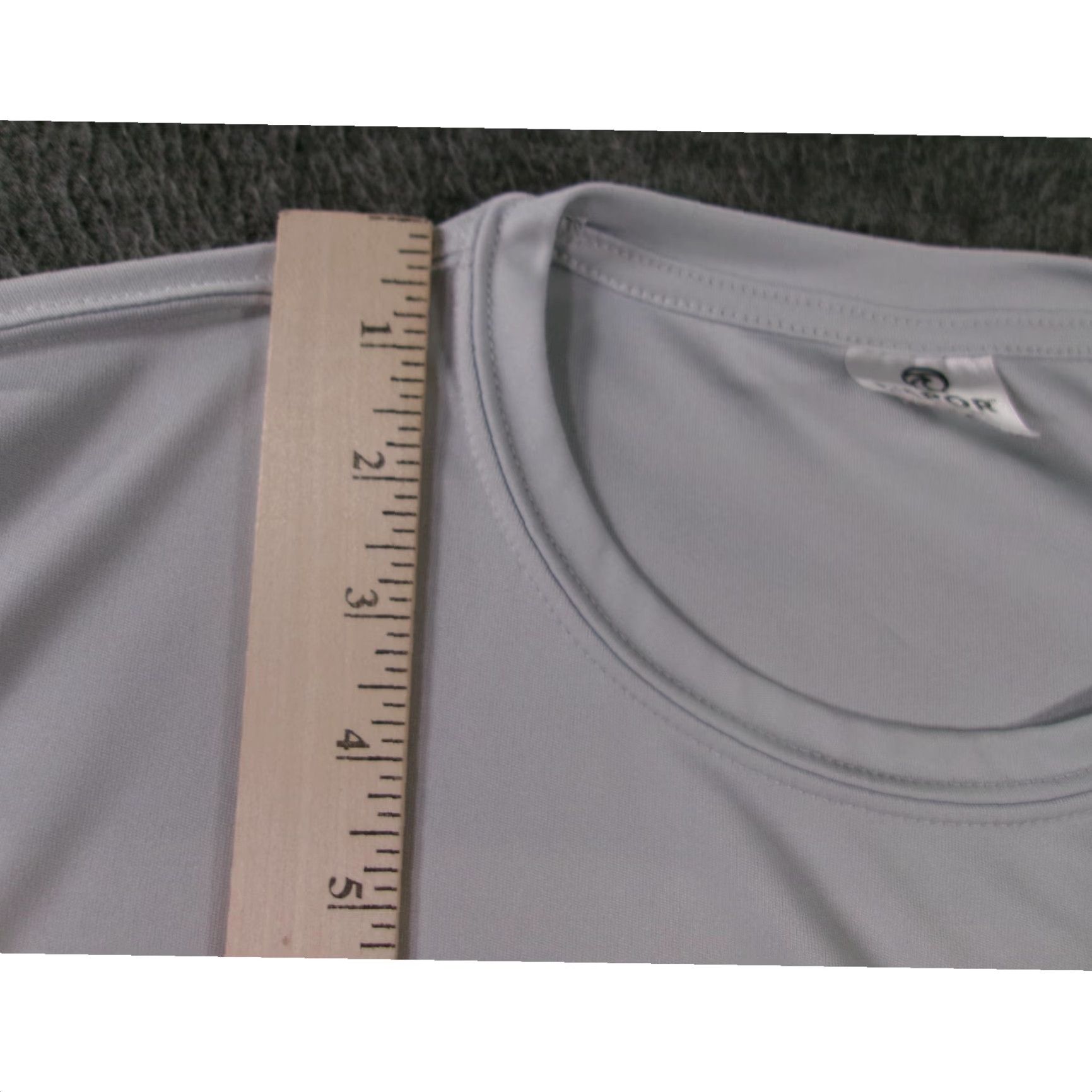Vintage Vapor Apparel SailMaine Shirt Mens M Light Grey Performance Long Sleeve Coastal Logo Nautical Activewear Weather & Travel Mens Size US M / EU 48-50 / 2 - 5 Thumbnail