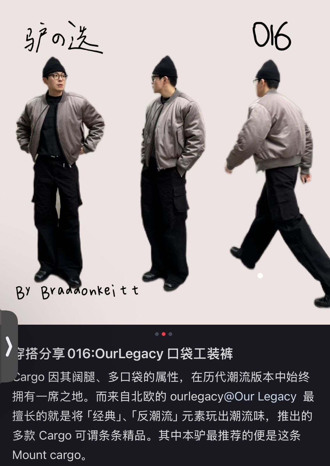 Our Legacy Our Legacy 23fw Mount Cargo Pants Size US 34 / EU 50 - 4 Thumbnail