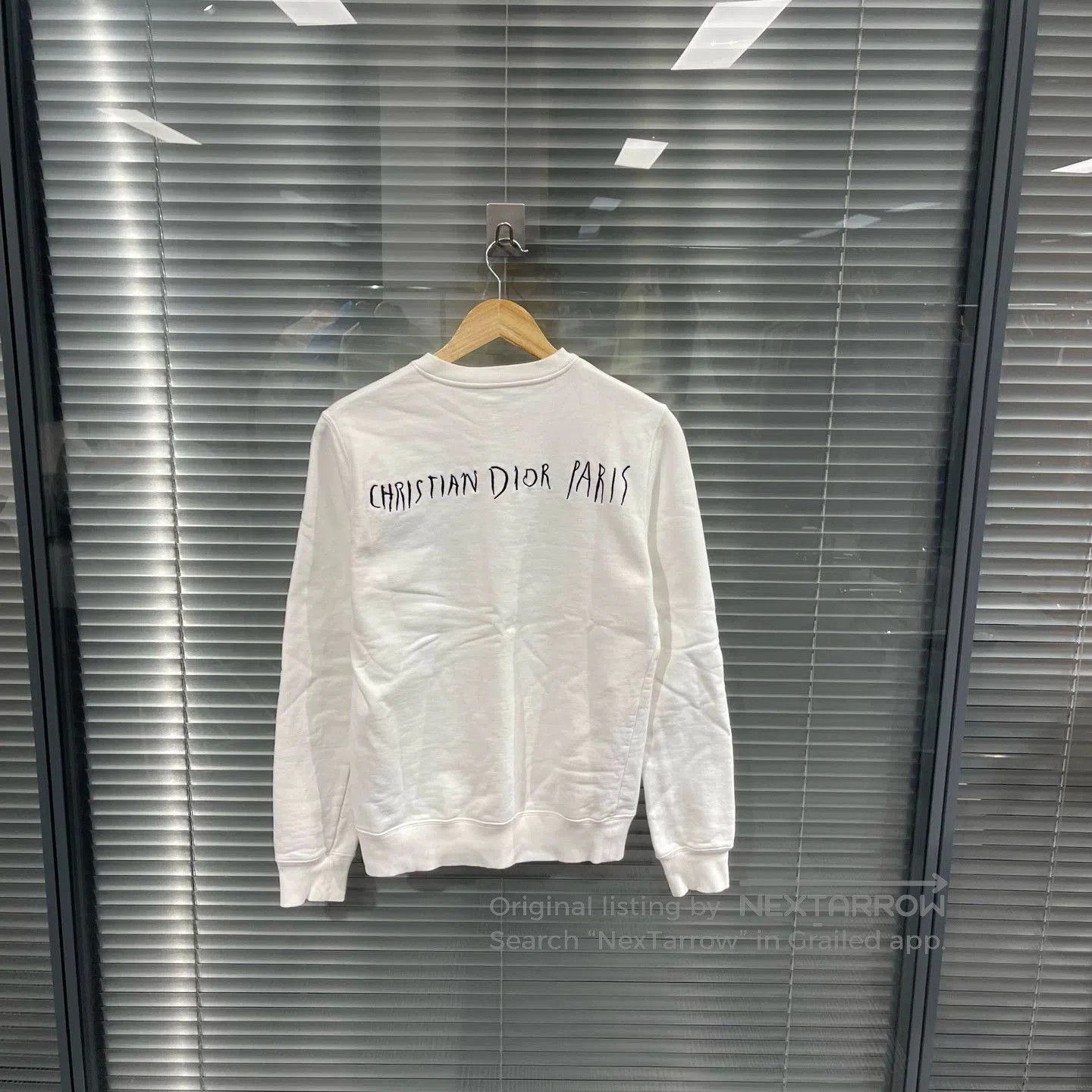 Dior White Crew Neck Long Sleeve Sweatshirt XS. Size US XS / EU 42 / 0 - 2 Thumbnail