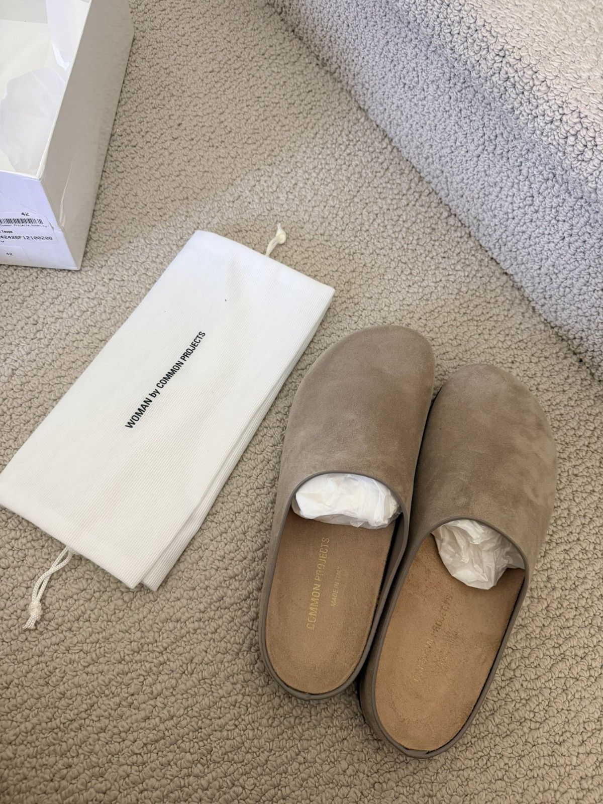 Common Projects Common Projects Women’s Suede Taupe Clog Size 42 Size US 12 / IT 42 - 9 Thumbnail