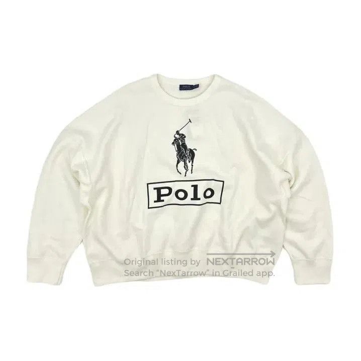 Polo Ralph Lauren Polo Ralph Lauren Pattern Letter Print Crewneck Sweatshirt. Size US XL / EU 56 / 4 - 1 Thumbnail