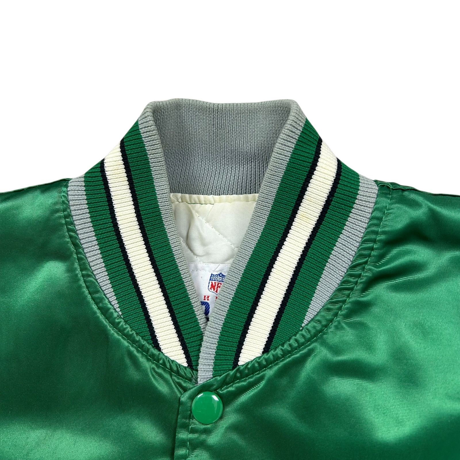NFL VTG 90s PHILADELPHIA EAGLES STARTER SATIN JACKET BOMBER Size US L / EU 52-54 / 3 - 6 Thumbnail