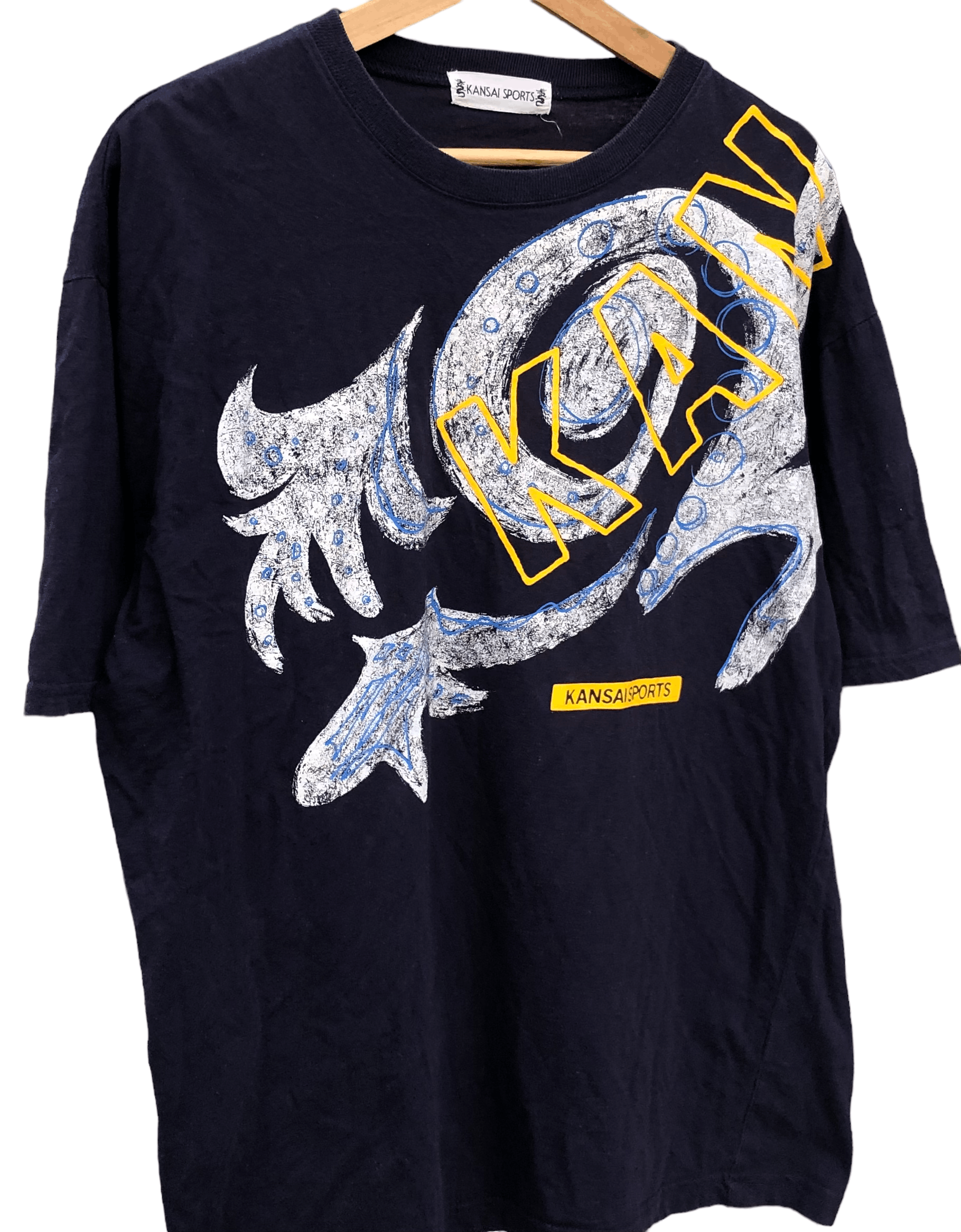 Yohji Yamamoto Kansai Sports Over Print Tees Size US XL / EU 56 / 4 - 3 Thumbnail