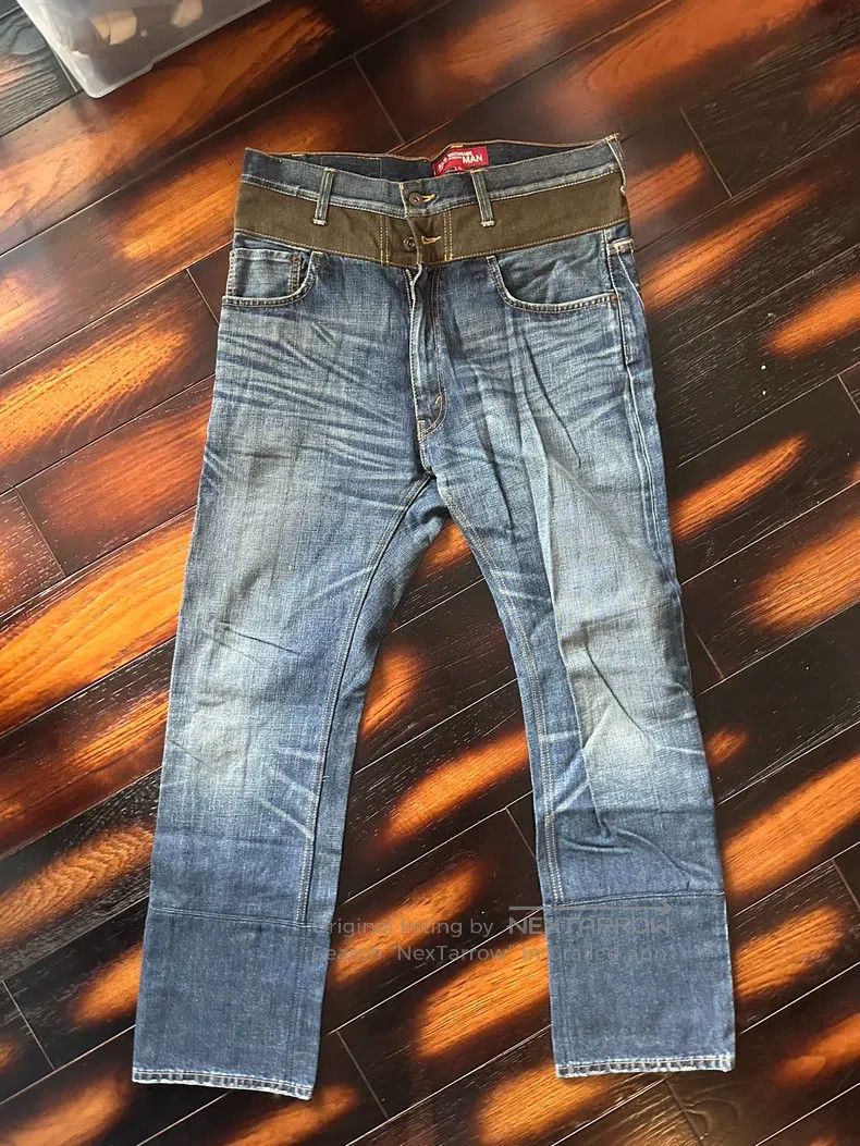 Junya Watanabe Junya Watanabe size S Men's Patchwork Denim Pants Size US 27 - 2 Thumbnail