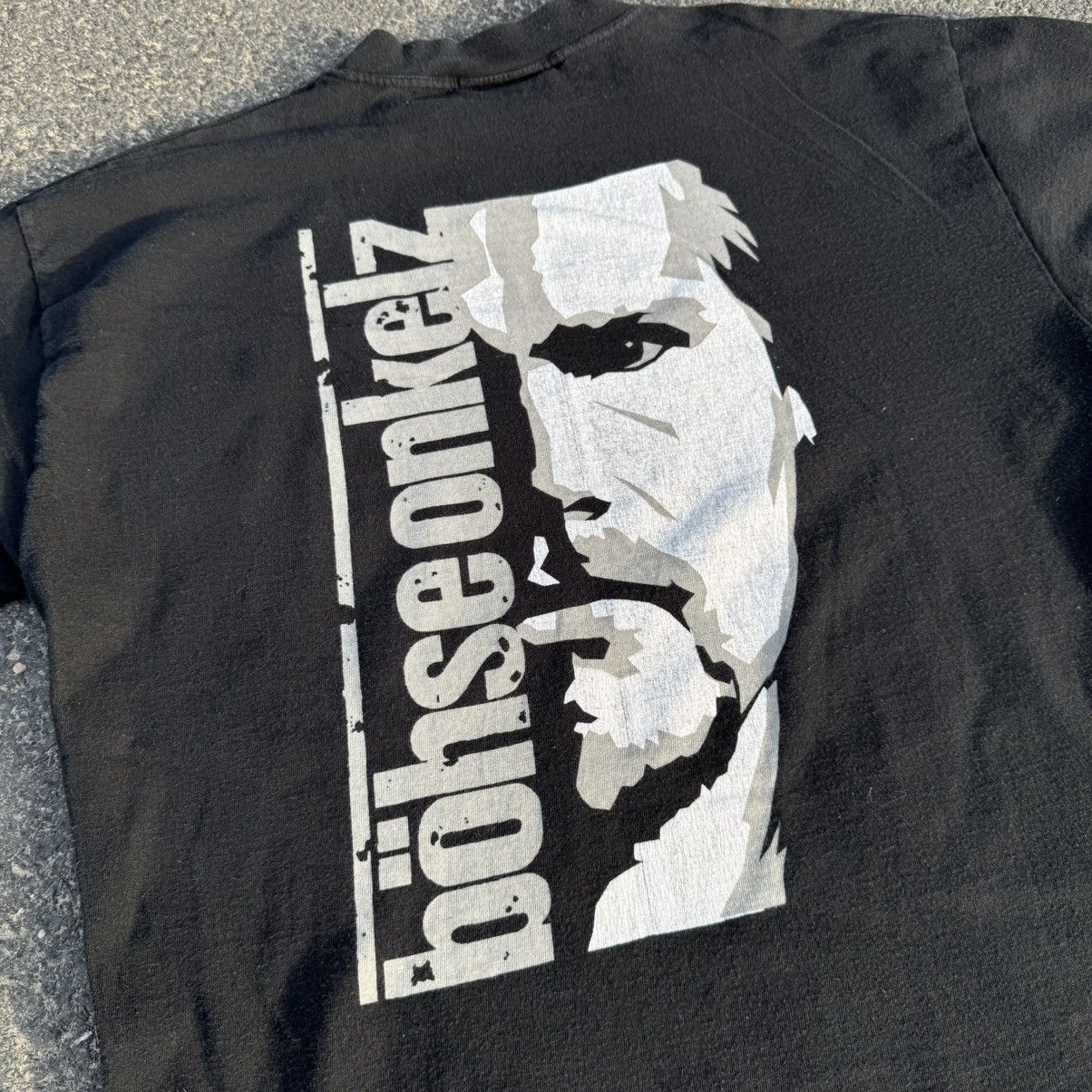 Band Tees 90s BohseOnkelz Vintage Washed Faded Printed Black Metal Tee Size US L / EU 52-54 / 3 - 2 Thumbnail