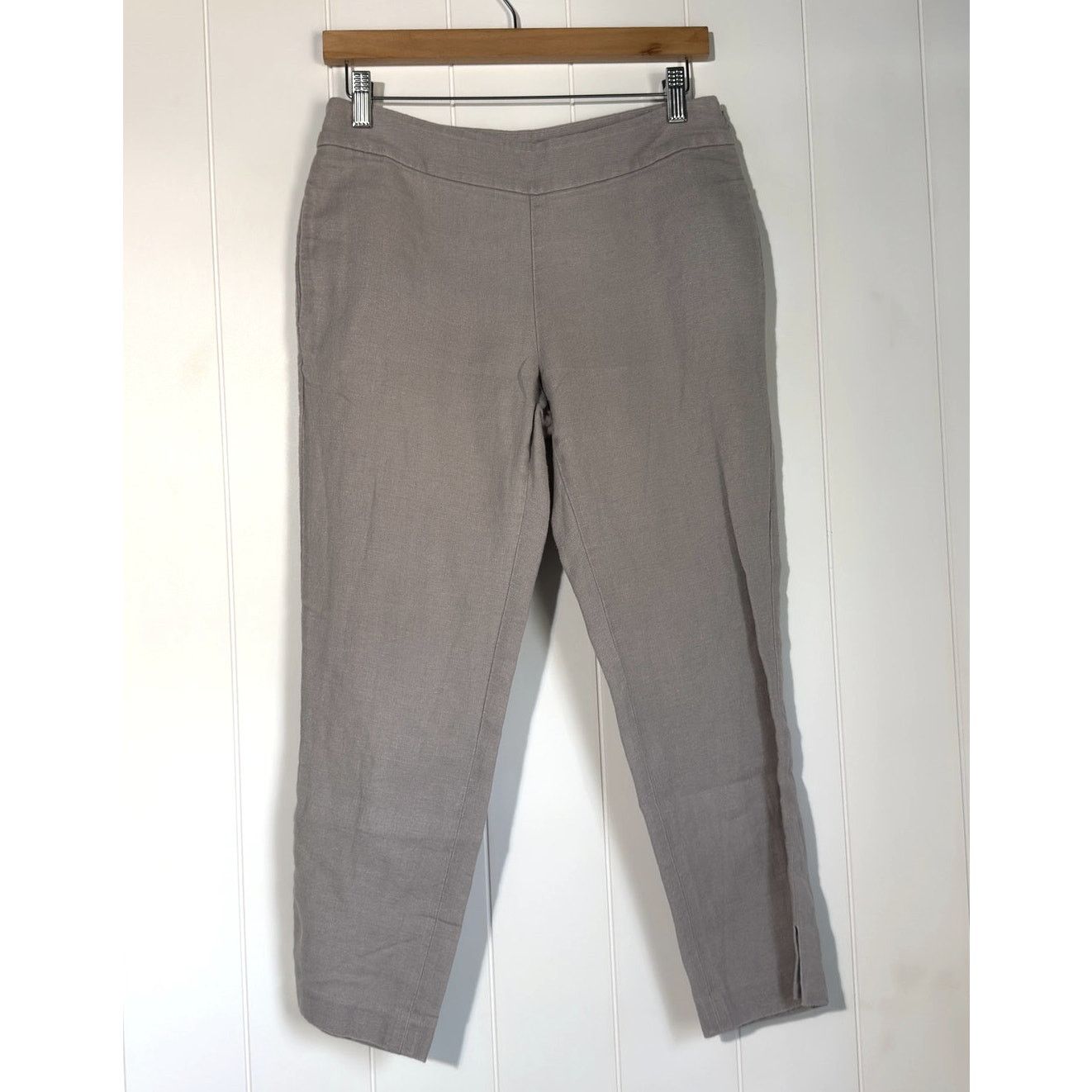 Boden Boden Linen Cotton Blend Capris Flat Front Neutral 8 Petite Size 30" / US 8 / IT 44 - 1 Thumbnail