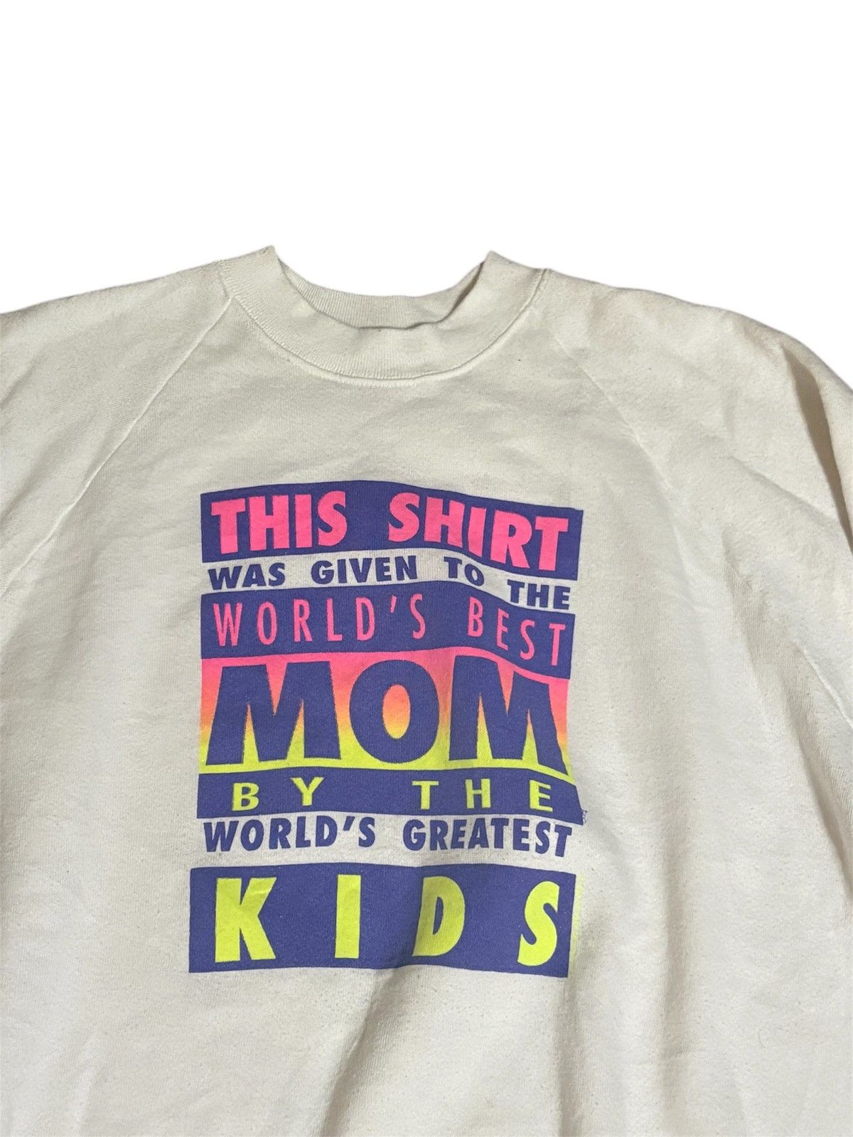 Vintage 1990s world’s best mom sweatshirt Size US L / EU 52-54 / 3 - 3 Thumbnail