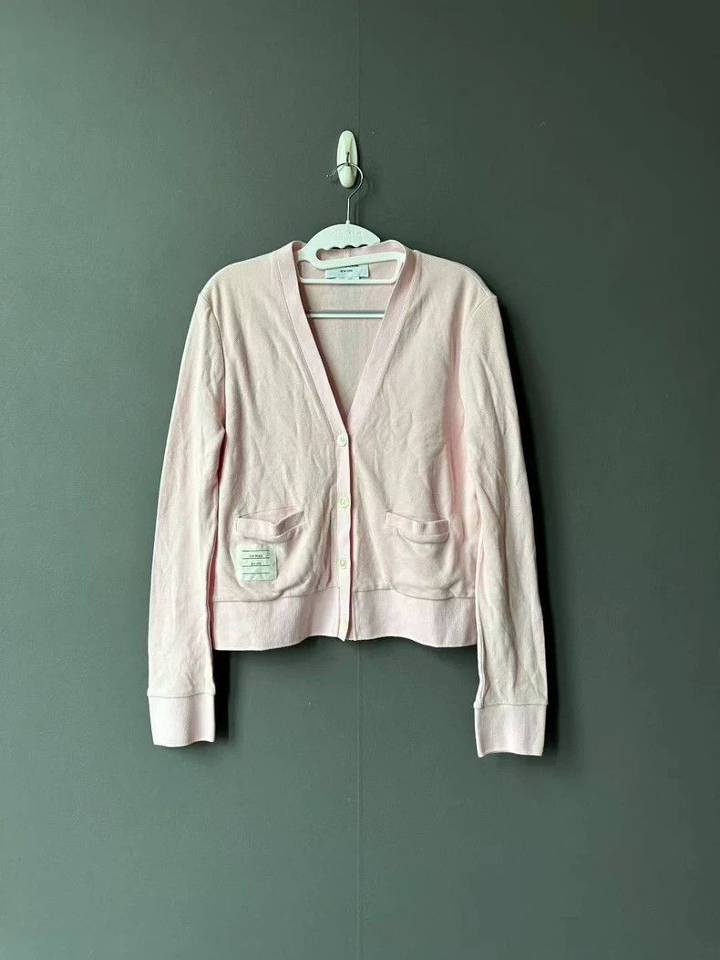 Thom Browne Pink Striped Cardigan - dmc