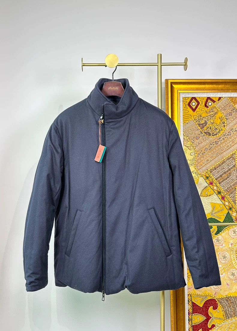 Loro Piana LORO PIANA Wool and cashmere cotton coat Size US XL / EU 56 / 4 - 1 Thumbnail