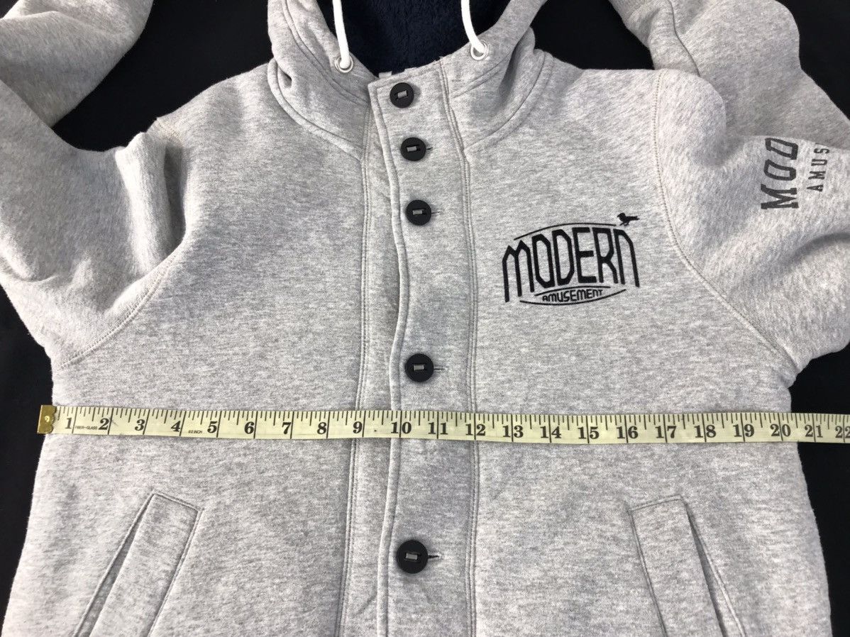 Japanese Brand × Vintage Vintage Modern Amusement Button Up Sweater Hoodie Size US M / EU 48-50 / 2 - 12 Thumbnail