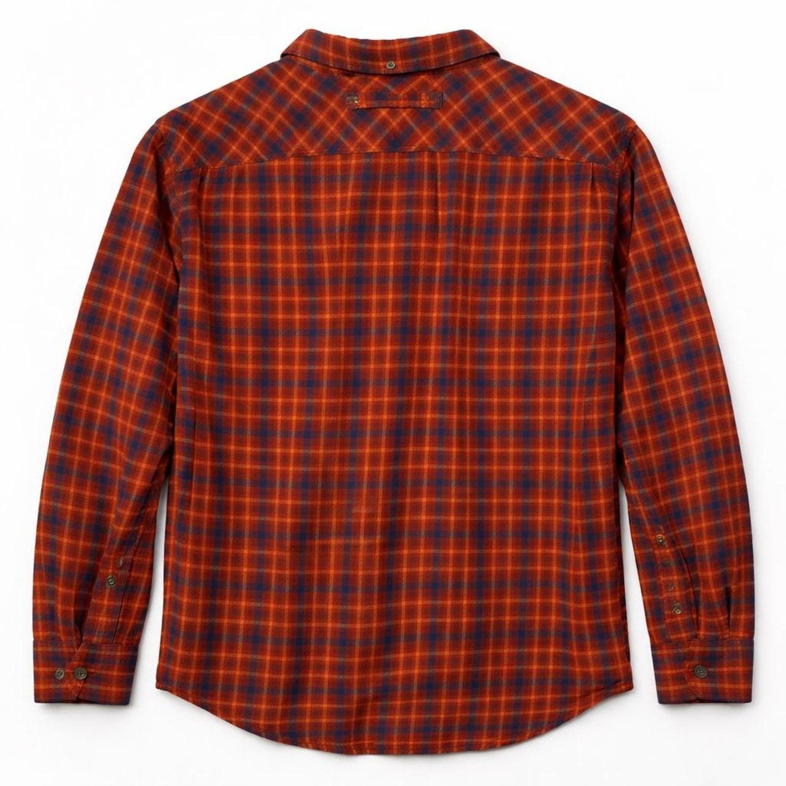 Duluth Trading Company Cabincore Cozy Duluth Trading Co orange plaid flannel shirt Size US L / EU 52-54 / 3 - 2 Thumbnail