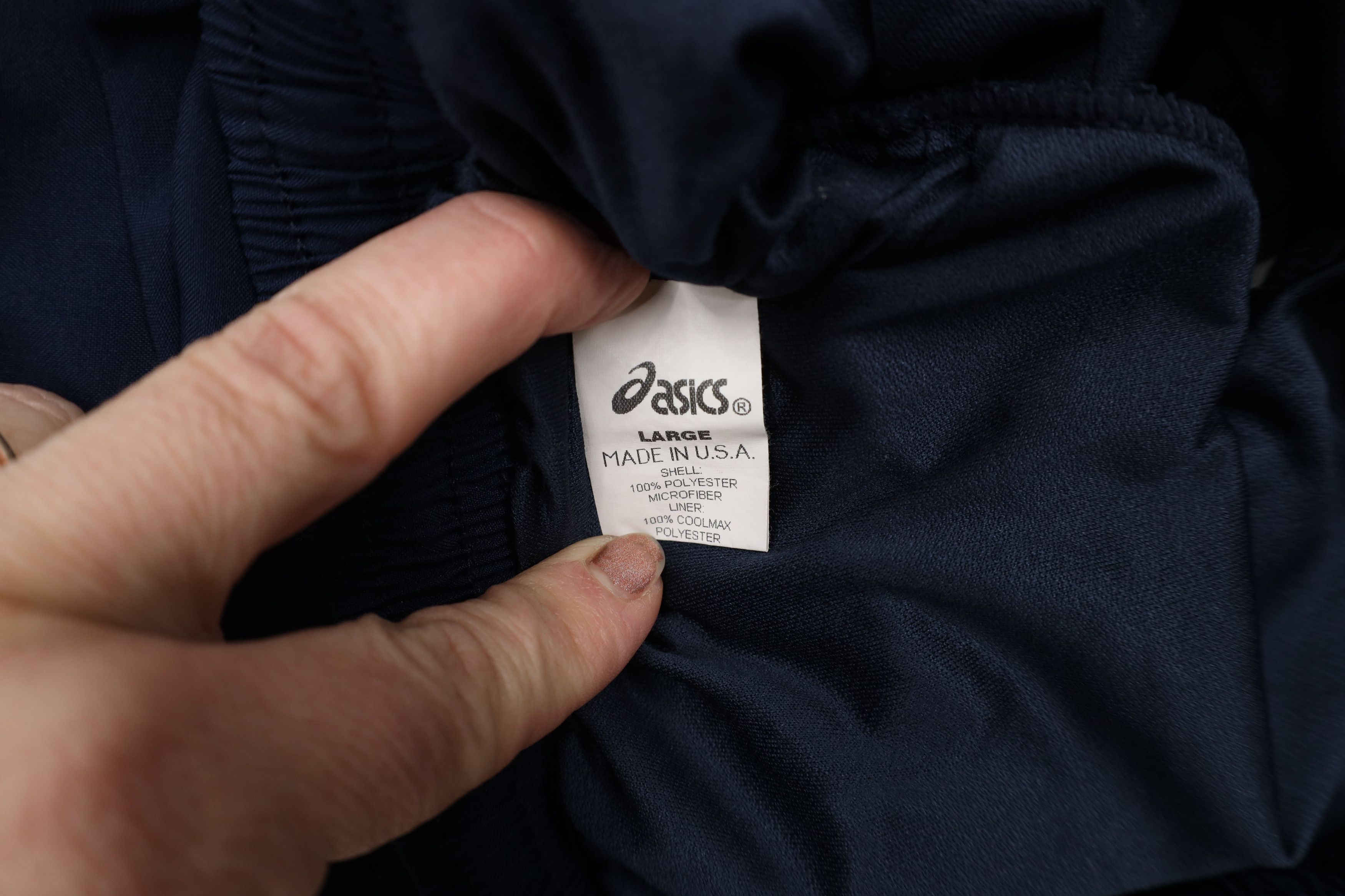 Asics × Vintage Vintage 90s Asics Lined Running Jogging Gym Shorts USA Size US 34 / EU 50 - 10 Thumbnail