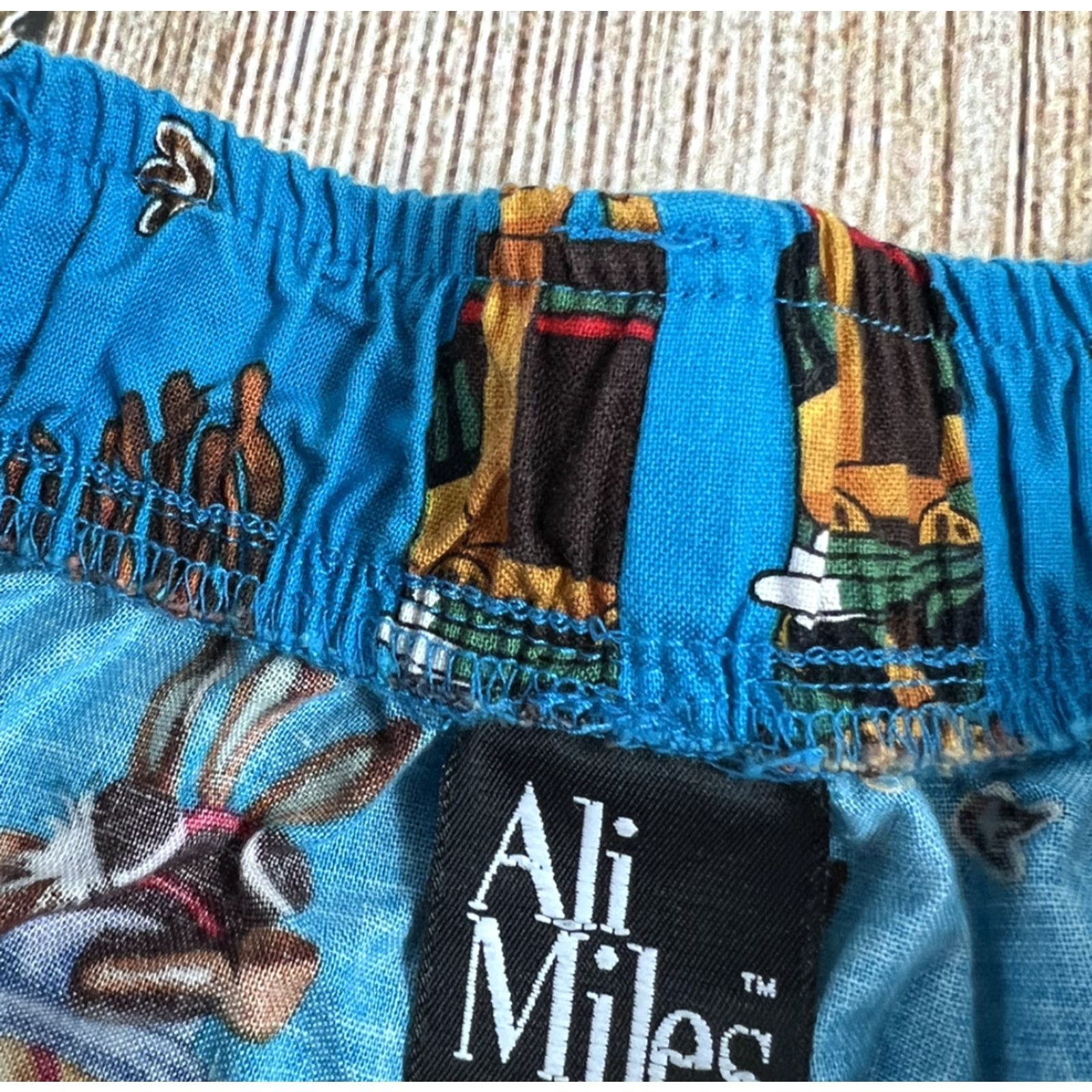 Vintage VINTAGE Ali Miles Women Pants Western Navajo Boho Blue Size 12 USA Chino Good Condition Size 34" / US 12 / IT 48 - 5 Thumbnail