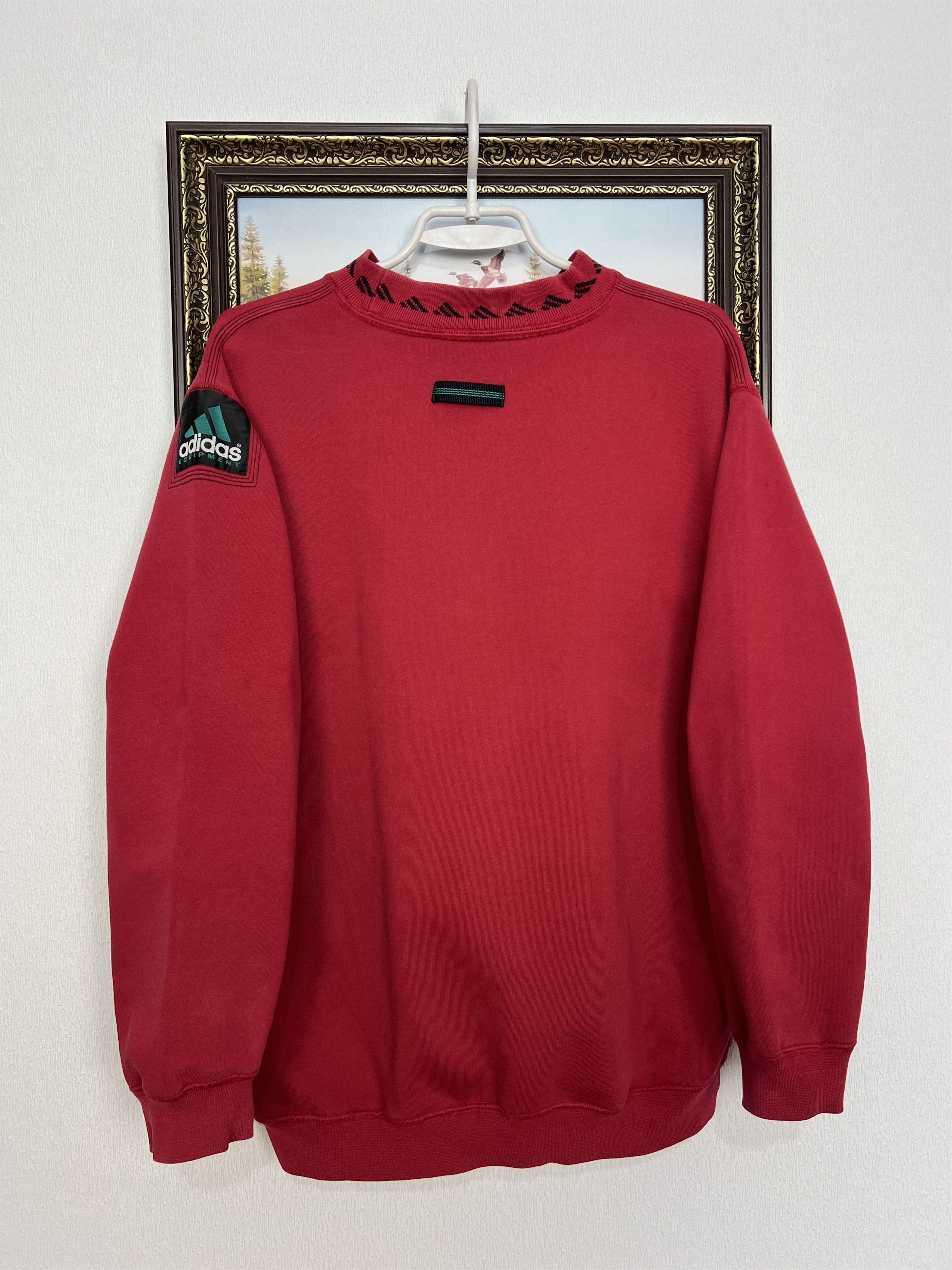 Adidas Vintage 90's Equipment Sweatshirt Big Logo Crewneck Rare Size US M / EU 48-50 / 2 - 8 Thumbnail
