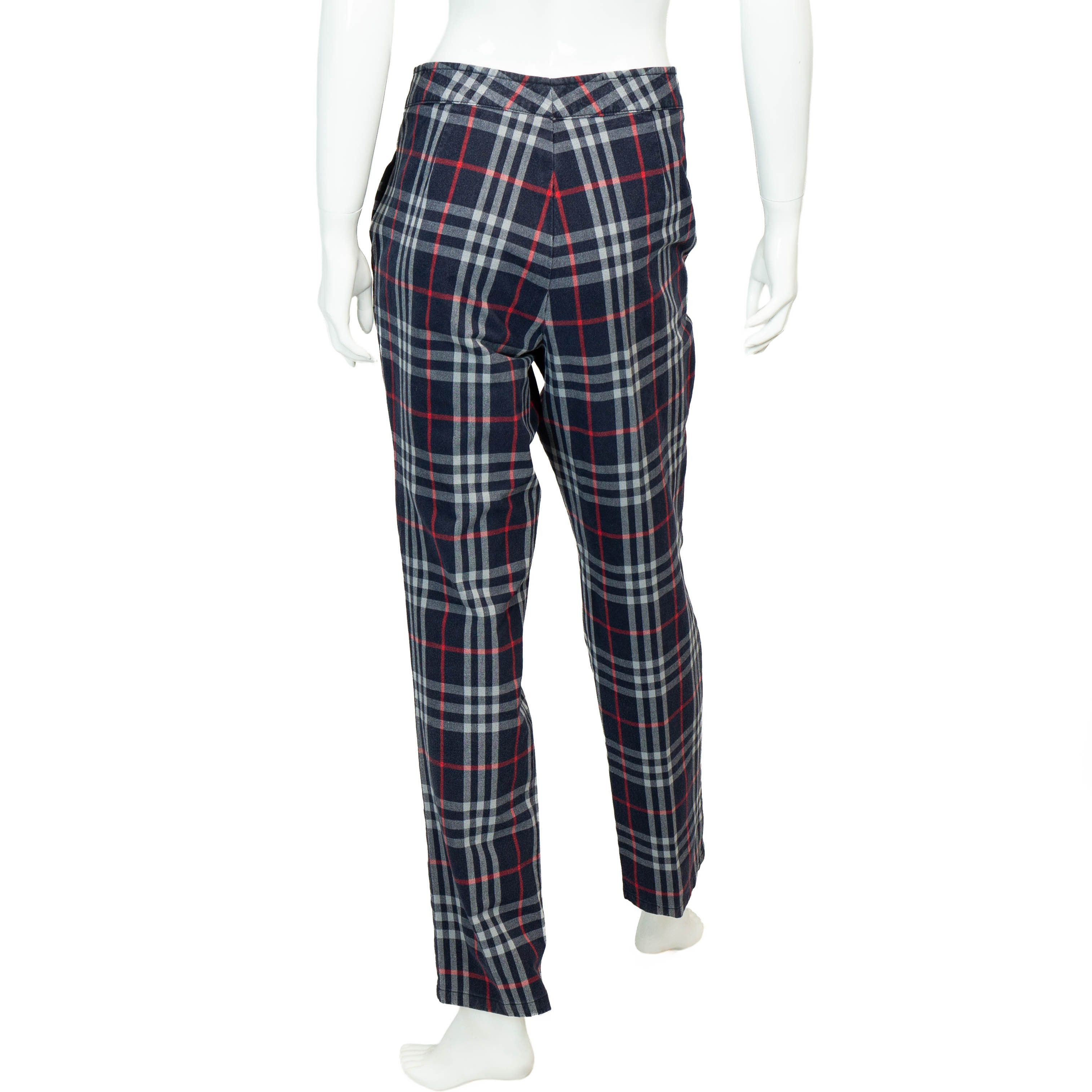 Burberry BURBERRY Check Monogram Pants Black Women Vintage 00s Size 34" / US 12 / IT 48 - 2 Thumbnail