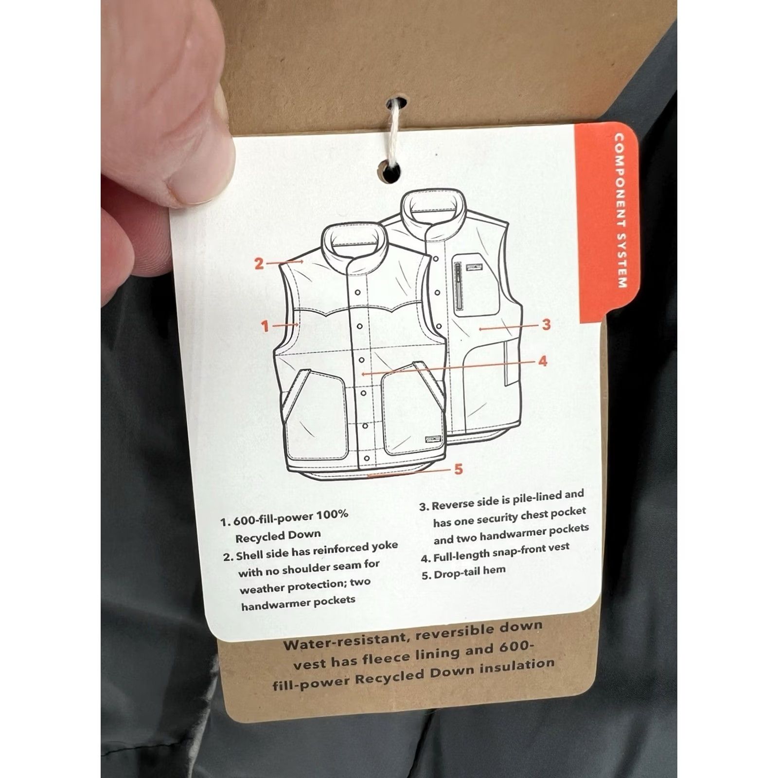 Patagonia Patagonia Bivy Down Puffer Vest Forged Gray Reversible Mens 2XL Nylon Zip Snap Stand-Up Collar Insulated 600 Size US XXL / EU 58 / 5 - 5 Thumbnail