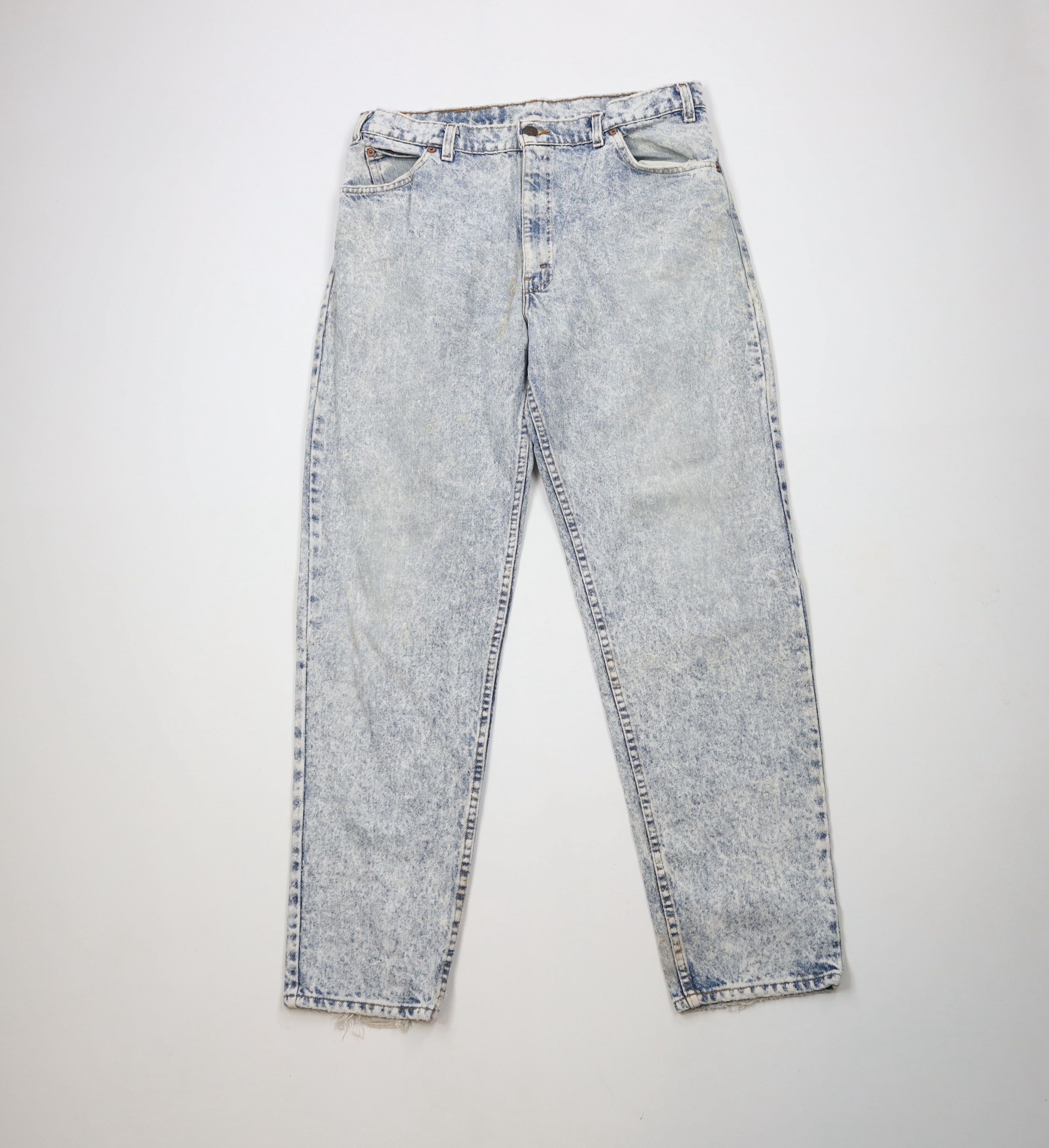 Levi's × Vintage Vintage 80s 90s Levis 554 Acid Wash Tapered Leg Jeans USA Size US 34 / EU 50 - 1 Thumbnail
