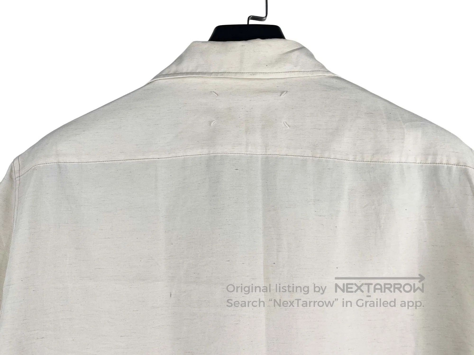 Maison Margiela Maison Margiela Solid Color Button Short Sleeve Shirt Size US M / EU 48-50 / 2 - 5 Thumbnail