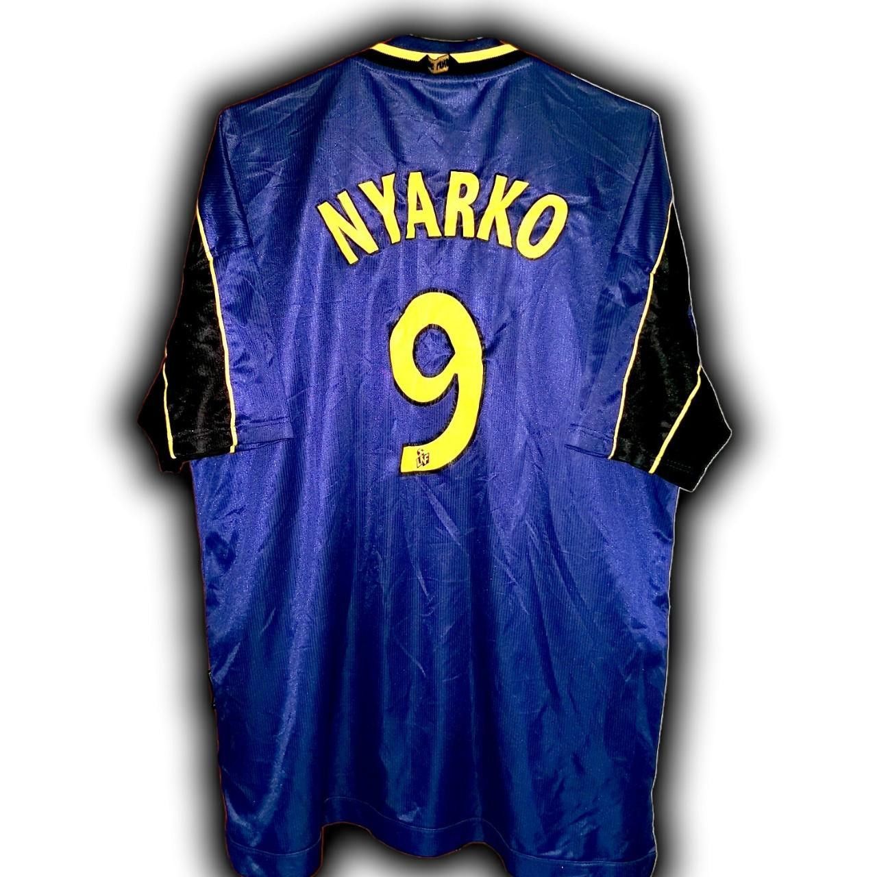 Umbro RC Racing Club Lens France 1999 2000 Away Shirt Jersey Size US XL / EU 56 / 4 - 3 Thumbnail